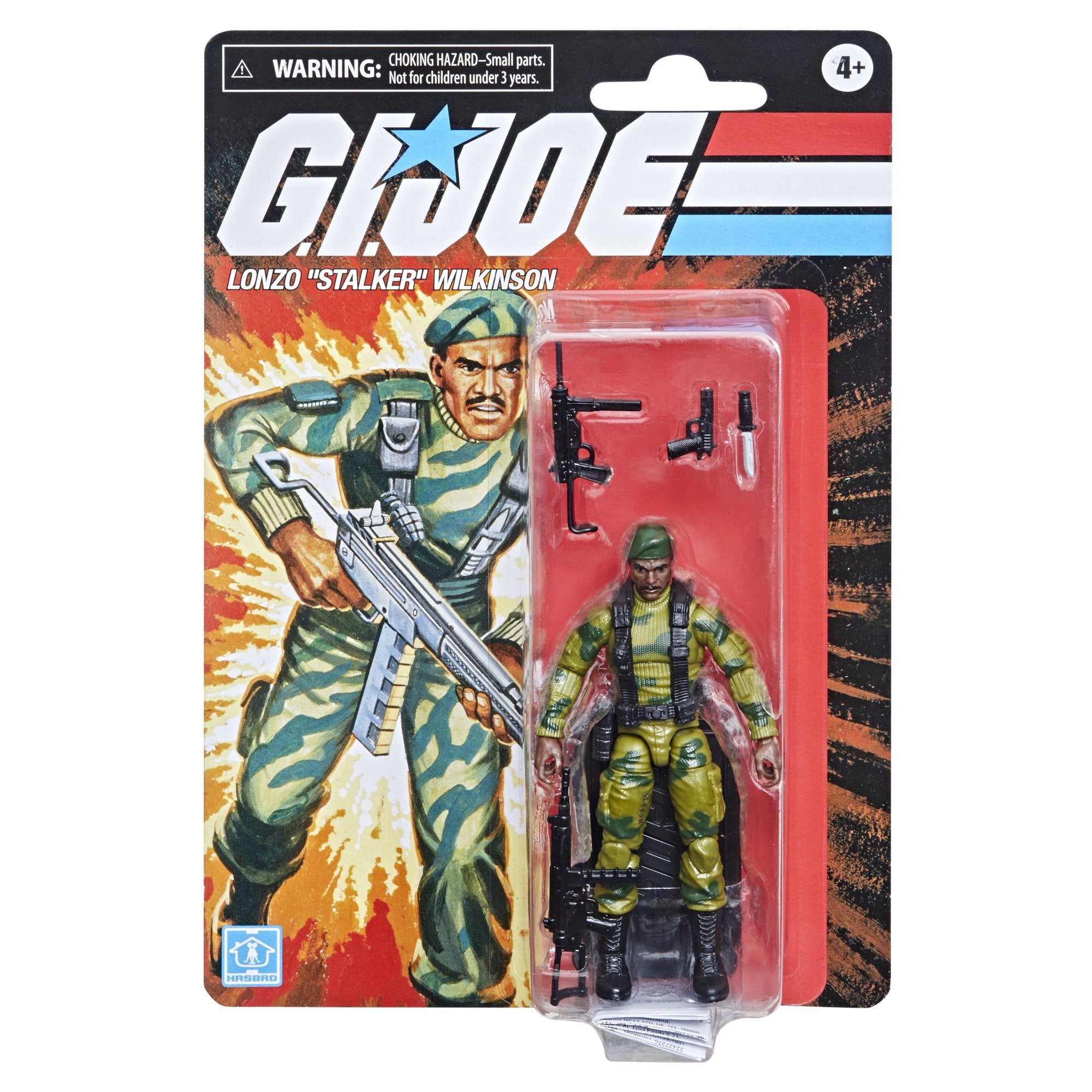 G.I. Joe Retro Lonzo Stalker Wilkinson 3.75-Inch Collectible Action Figure