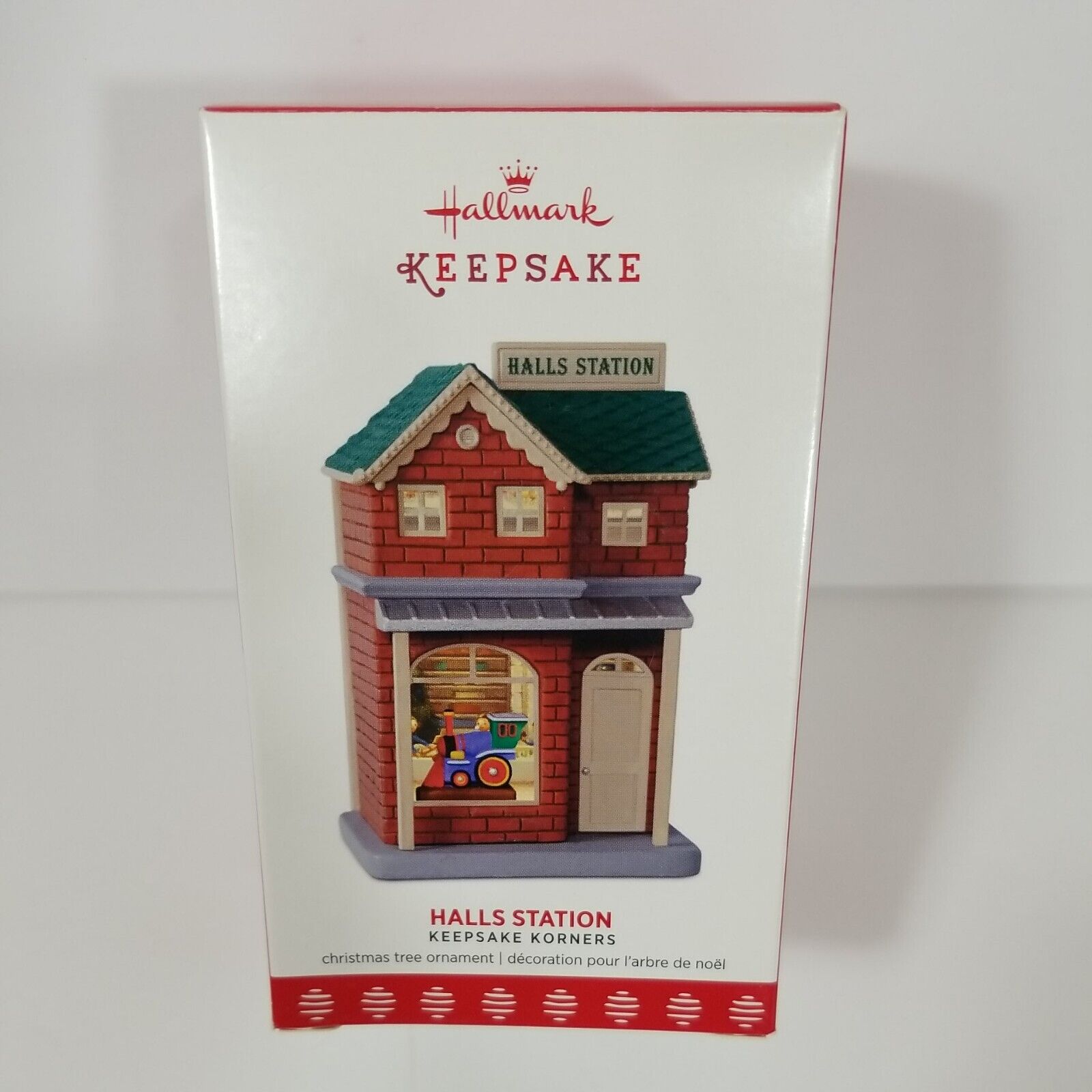 2017 Hallmark Keepsake Halls Station Ornament