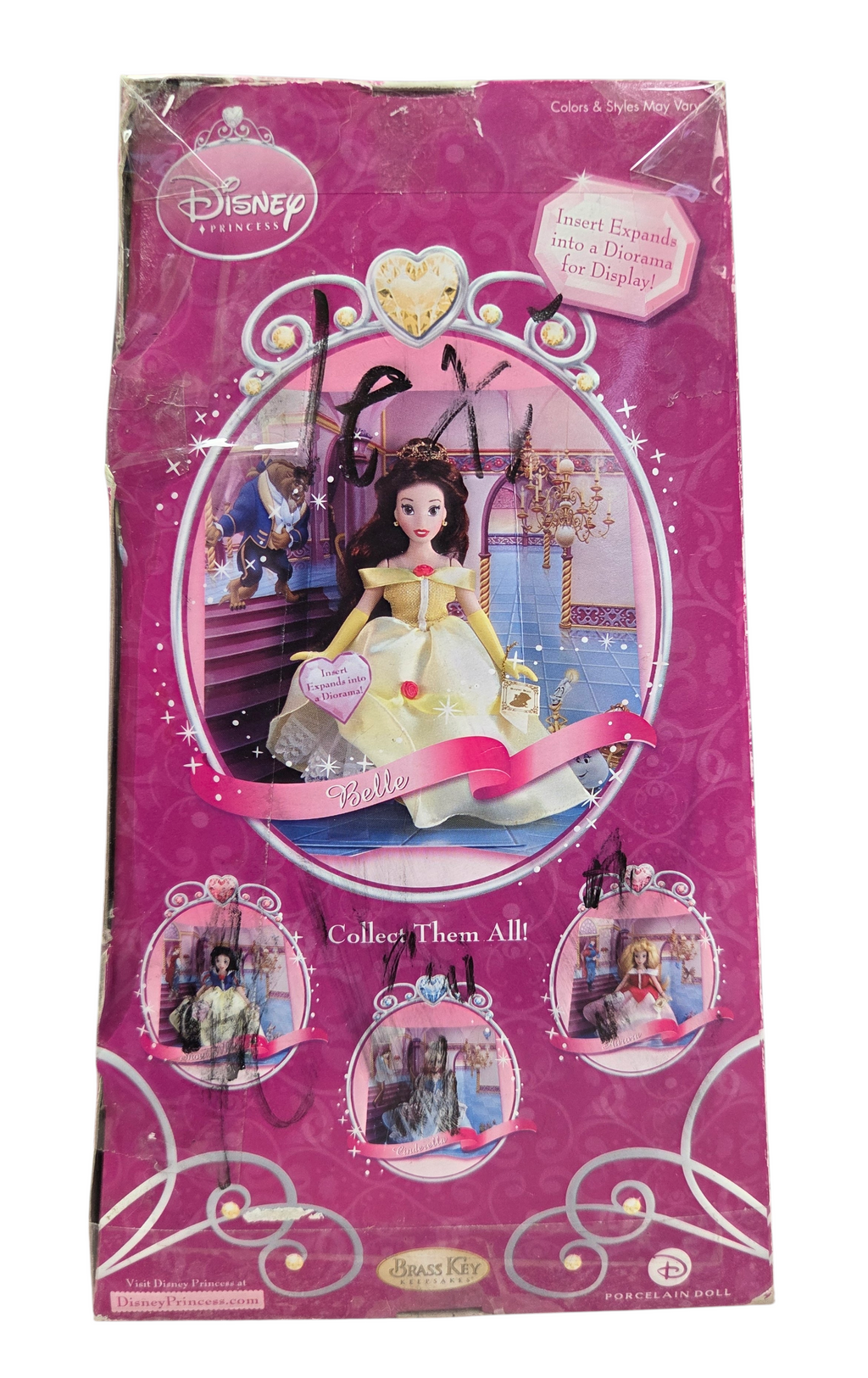 2007 Brass Key Keepsakes Royal Ball Collection Belle Porcelain Doll image 2