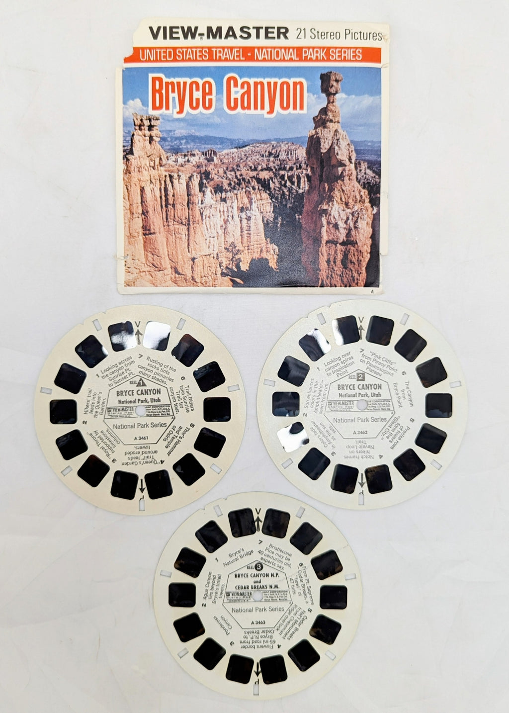 Vintage View-Master Bryce Canyon National Park 3 Reel Pack image 2