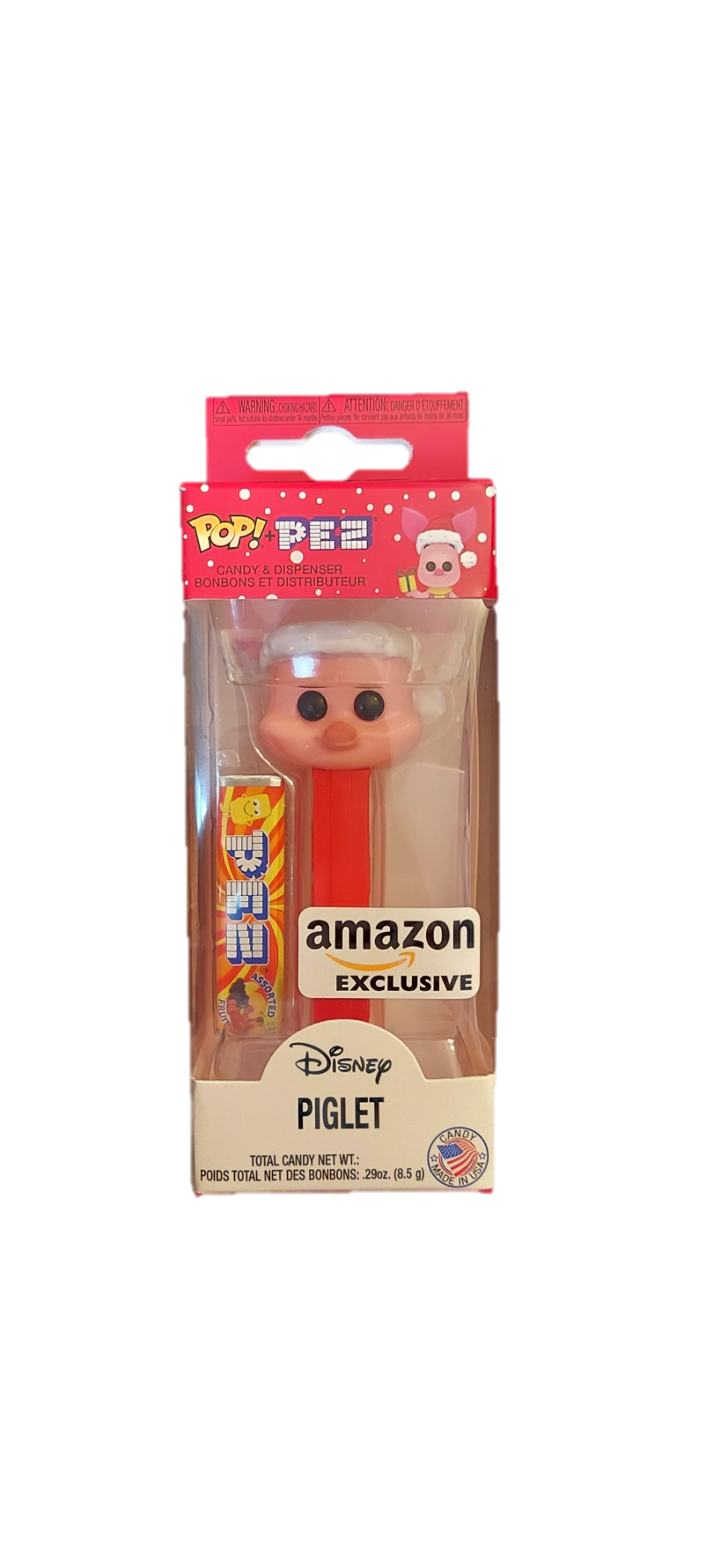 Funko Christmas Winnie The Pooh Piglet PEZ Dispenser Amazon Exclusive