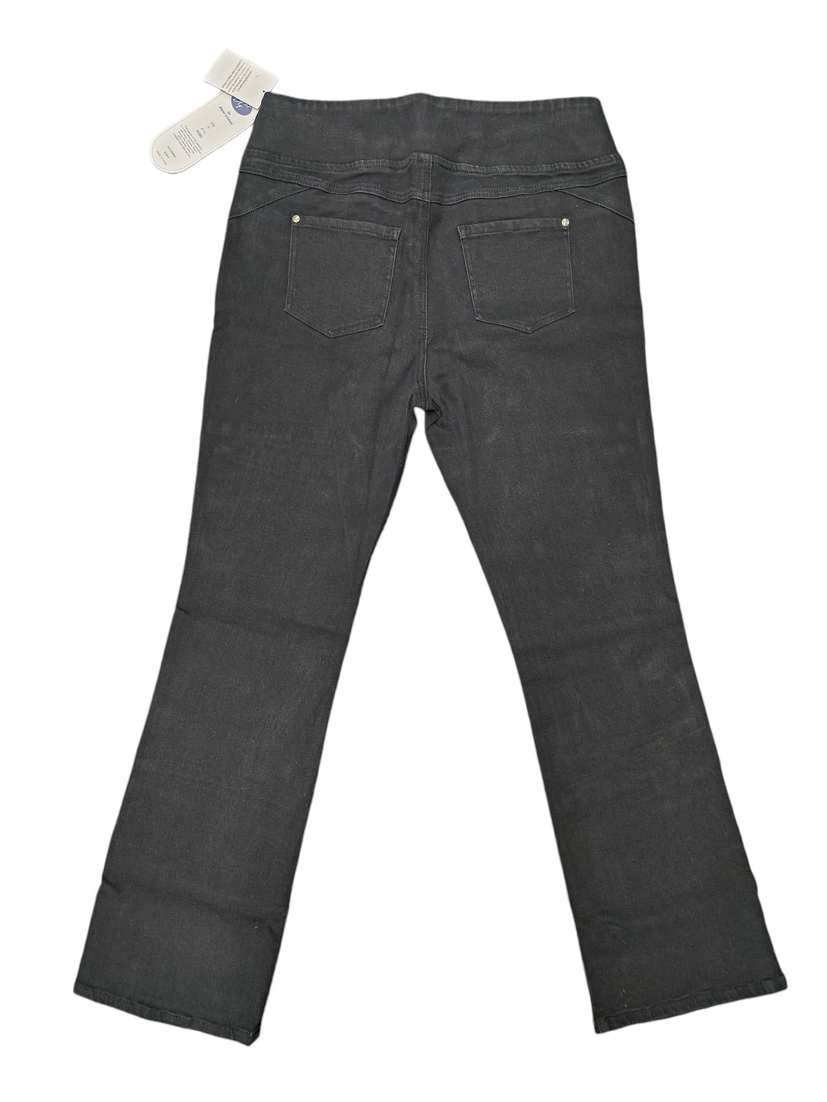 DG2 Diane Gilman SuperStretch Comfort Waist BootCut Jegging Black 393084 Large image 2