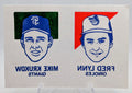 1986 Topps Tattoos Mike Krukow Fred Lynn