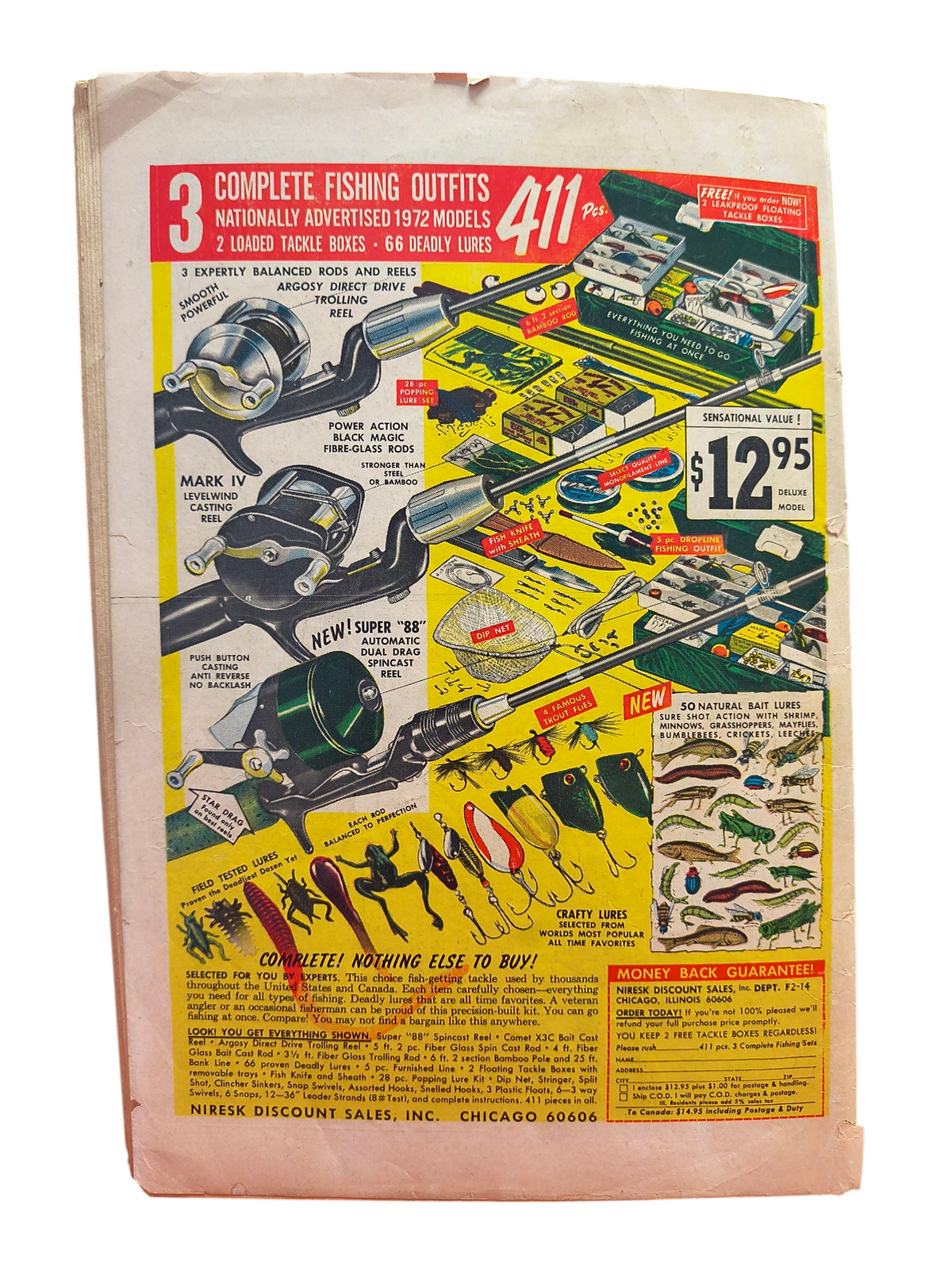 1972 Whitman Woody Woodpecker #123 Plus Chilly Willy Comic Book image 2