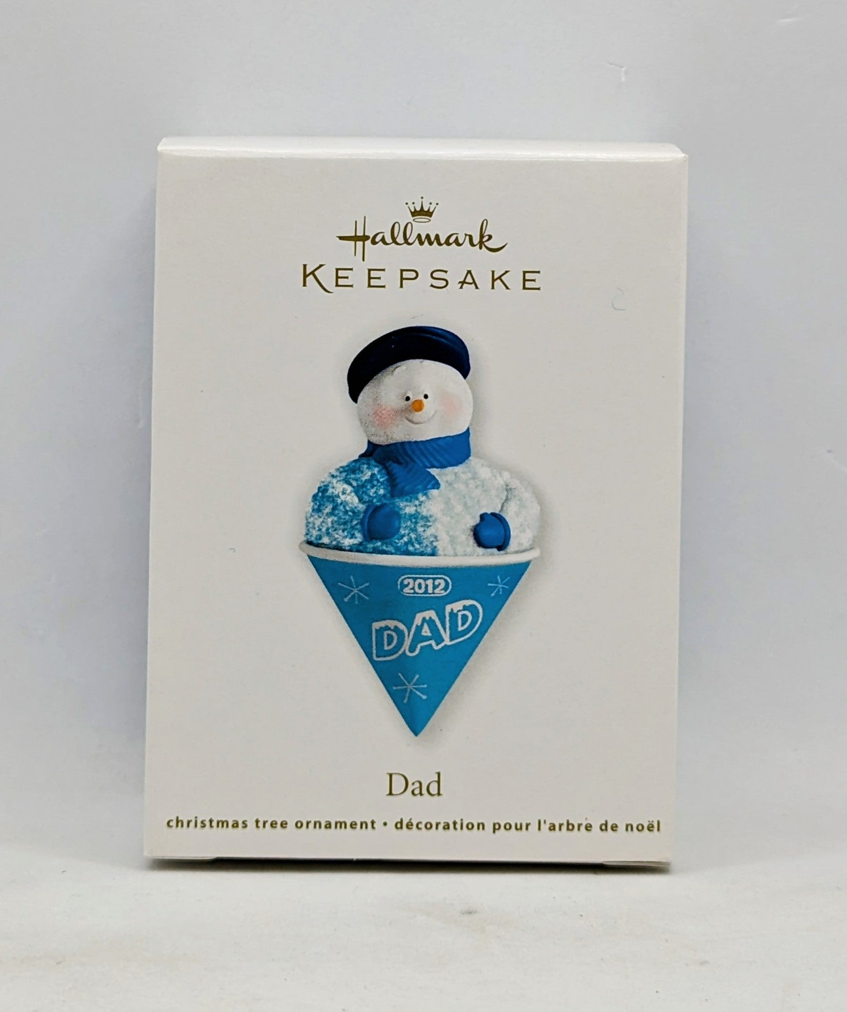 2012 Hallmark Keepsake Dad - Dad Snow Cone Ornament