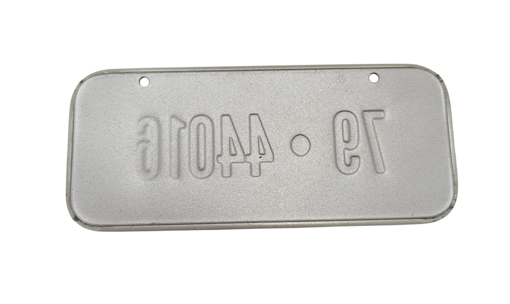 1978 Post Cereal Montana Big Sky State Metal Mini Bike License Plate image 2
