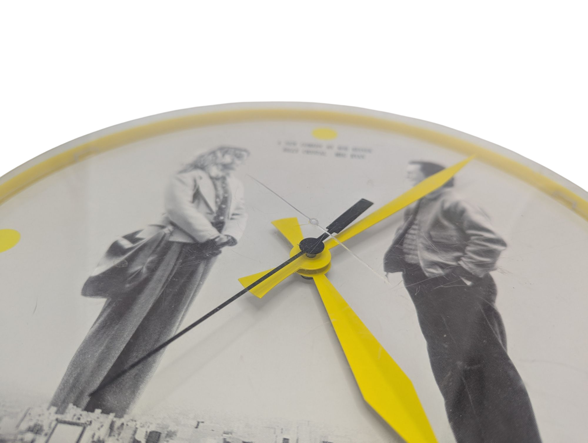 1989 Nelson When Harry Met Sally Plastic Round Wall Clock 12" image 4