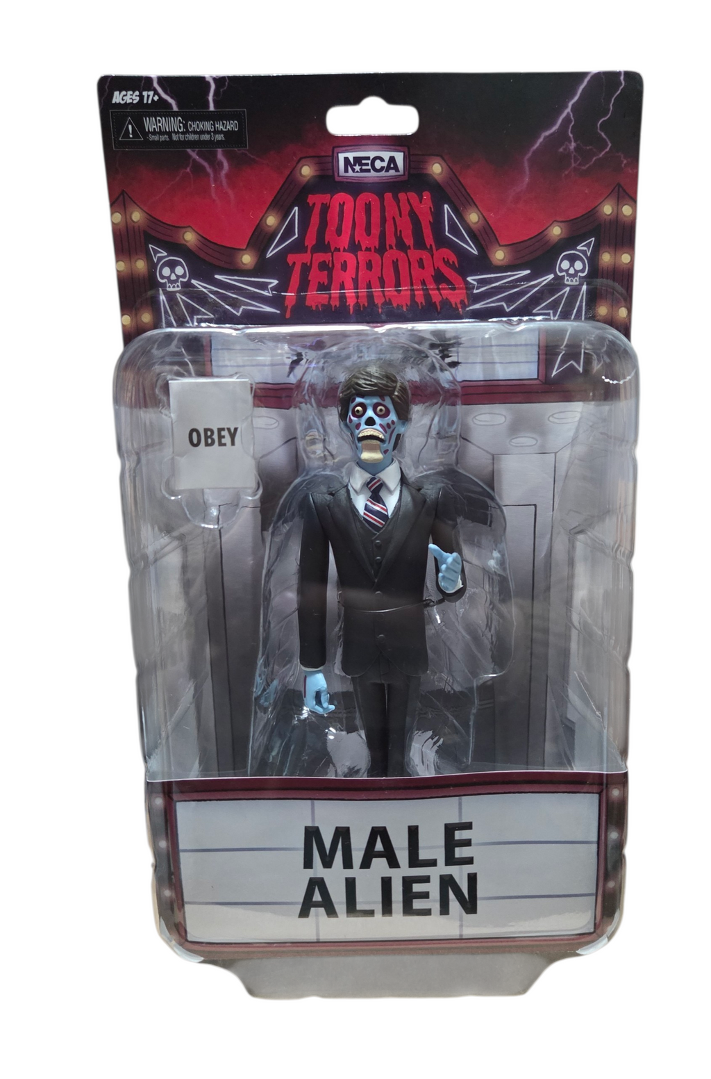 NECA They Live Toony Terrors Male Alien (Reel Toys) Action Figure
