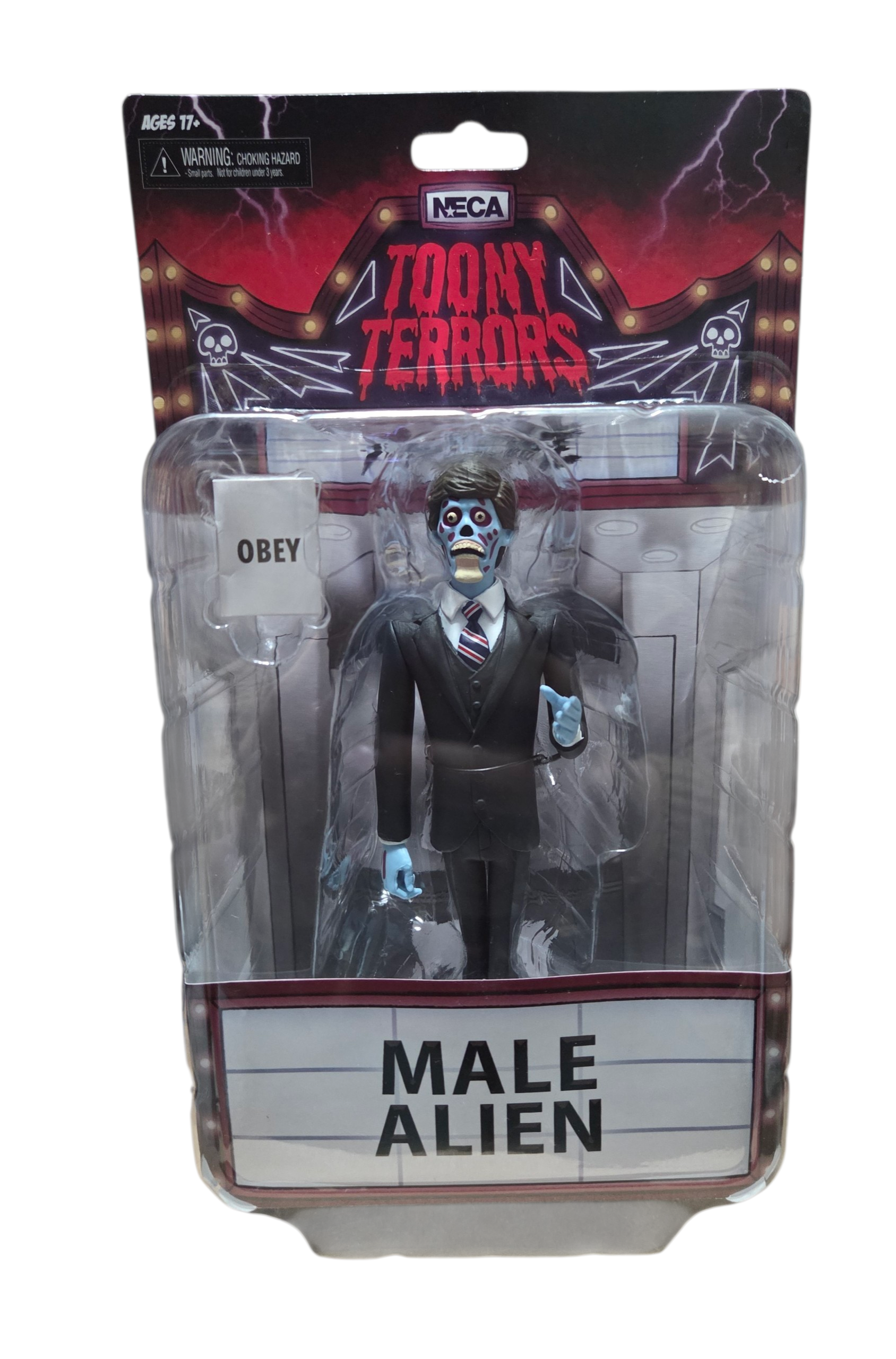 NECA They Live Toony Terrors Male Alien (Reel Toys) Action Figure