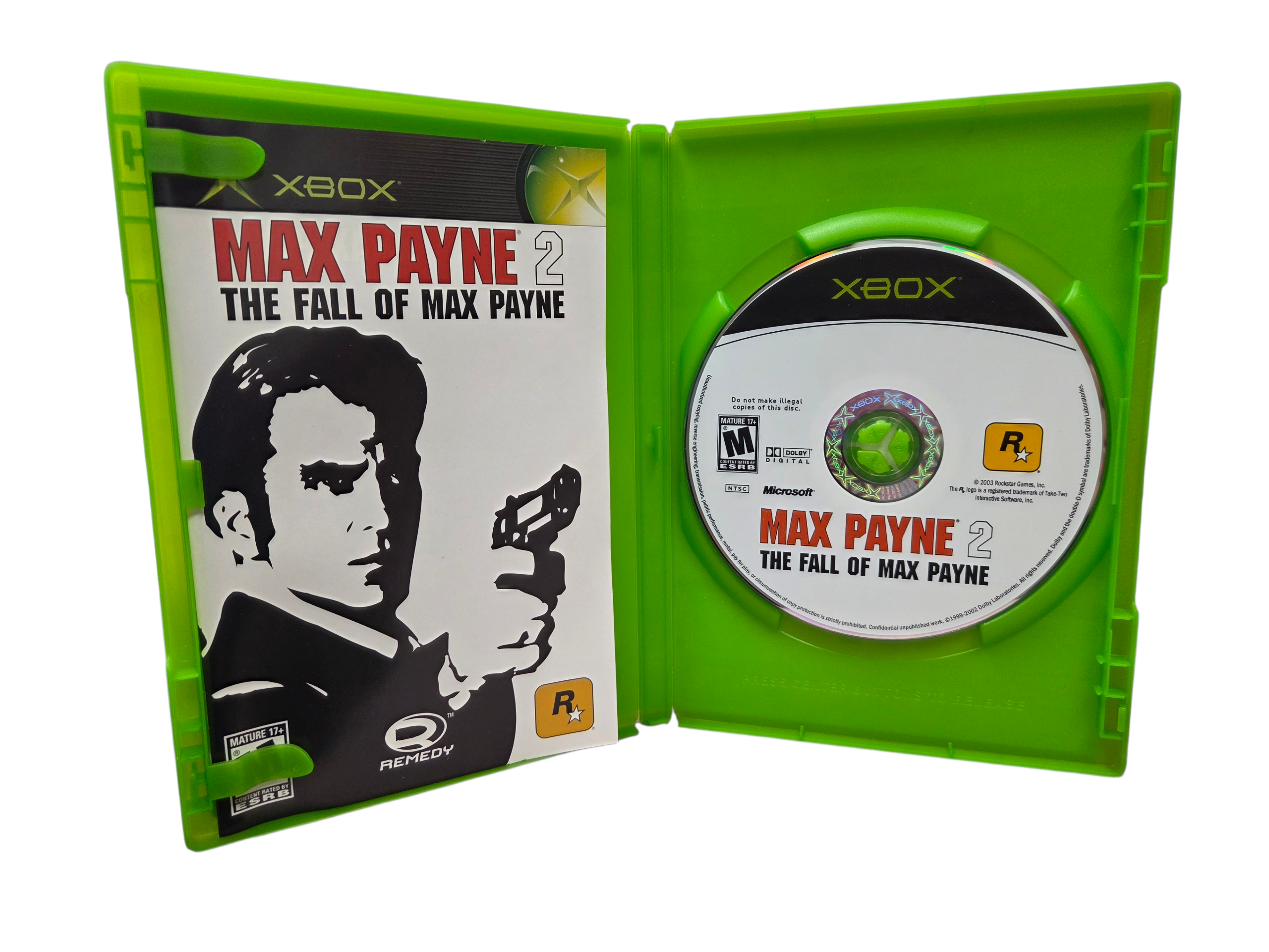 2003 Rockstar Max Payne 2 The Fall of Max Payne Microsoft Xbox CIB image 2