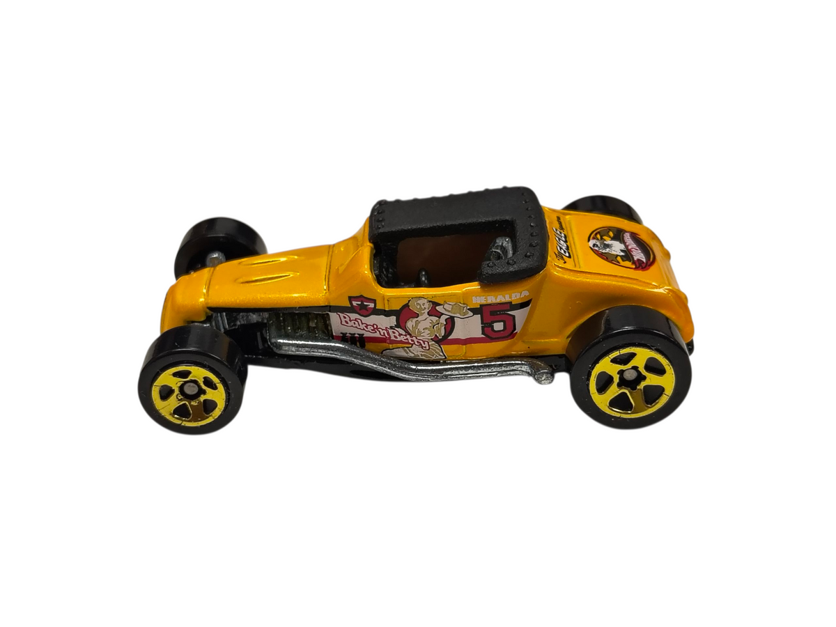 2003 Hot Wheels Flying Aces II #076 Track T Yellow #2 of 5 #76 image 2