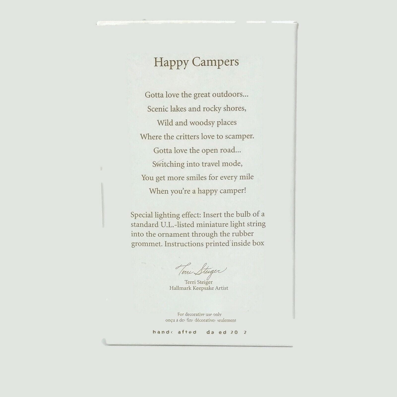 2012 Hallmark Keepsake Happy Campers Ornament image 2