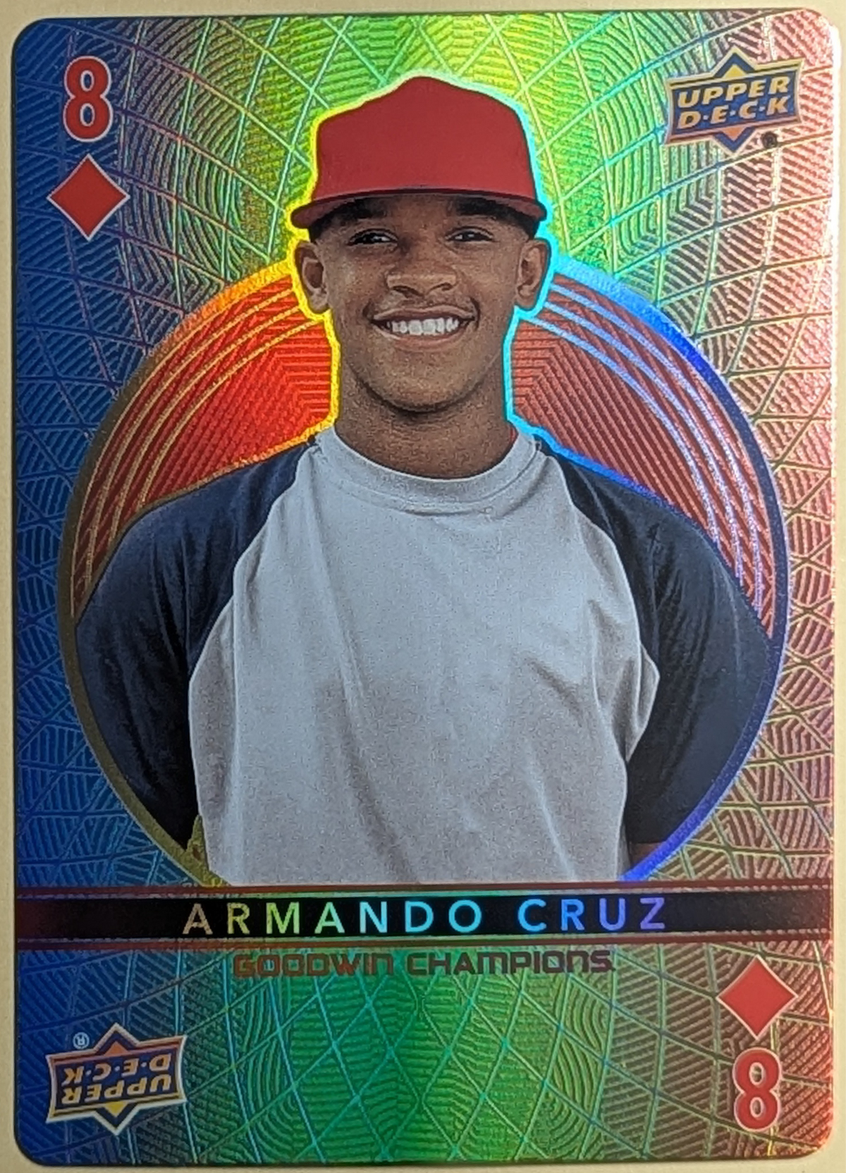 2022 Upper Deck Goodwin Champions Playing Cards #8D Armando Cruz Rookie RC SP