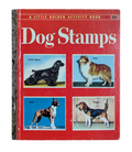 1955 A Little Golden Activity Book Dog Stamps - HC