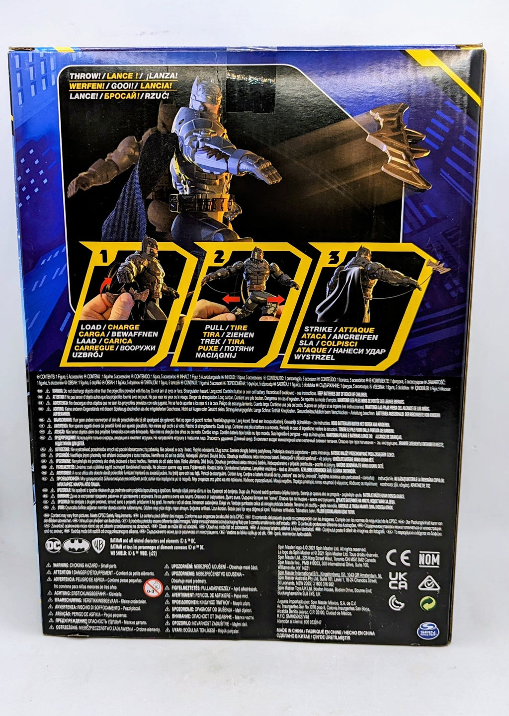 Spin Master DC Comics Battle Strike Batman 12" Figure 5 Accessories 15+ Sounds image 3