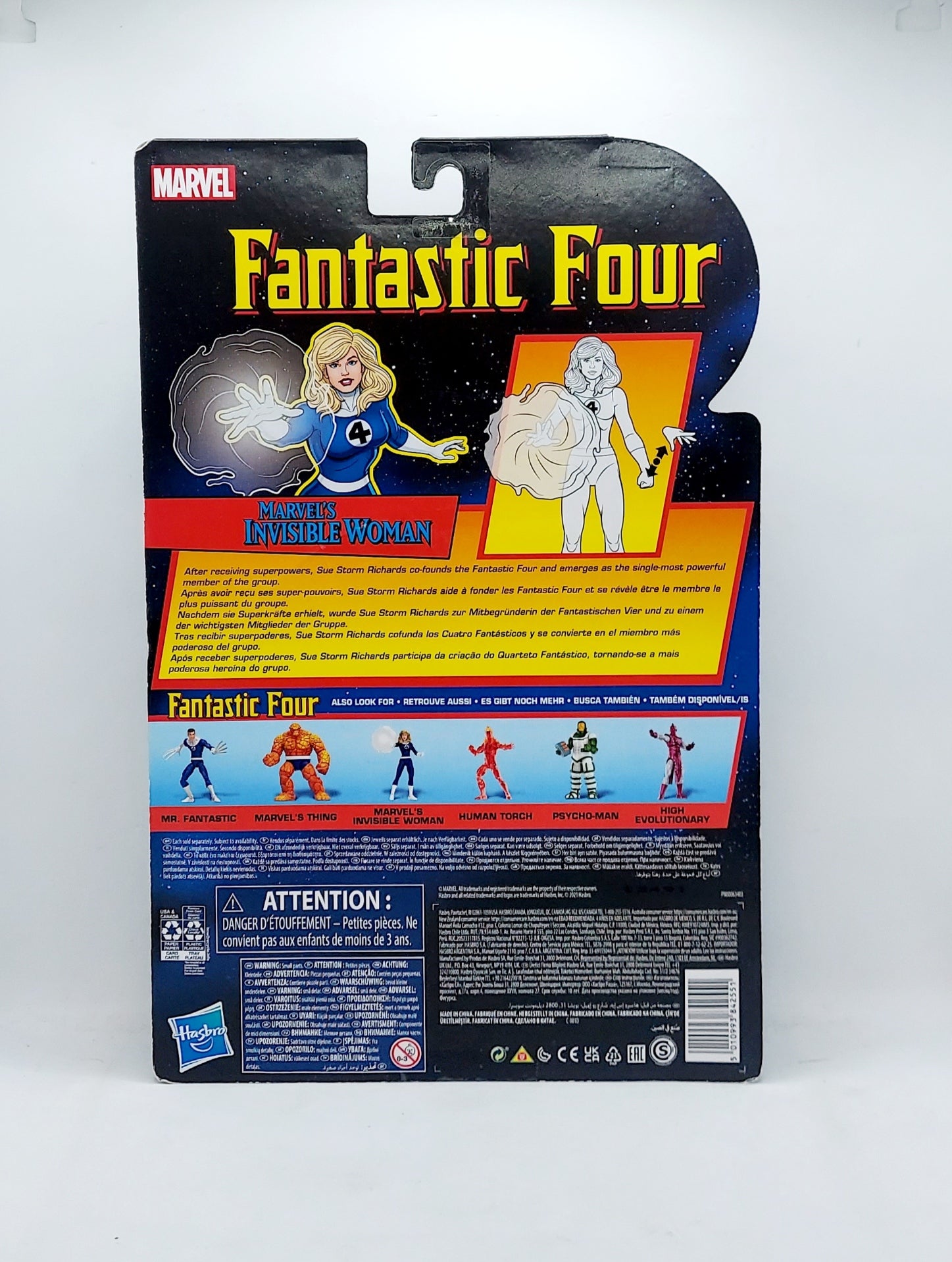 Hasbro Marvel Legends Series Retro Fantastic Four Marvel's Invisible Woman image 2