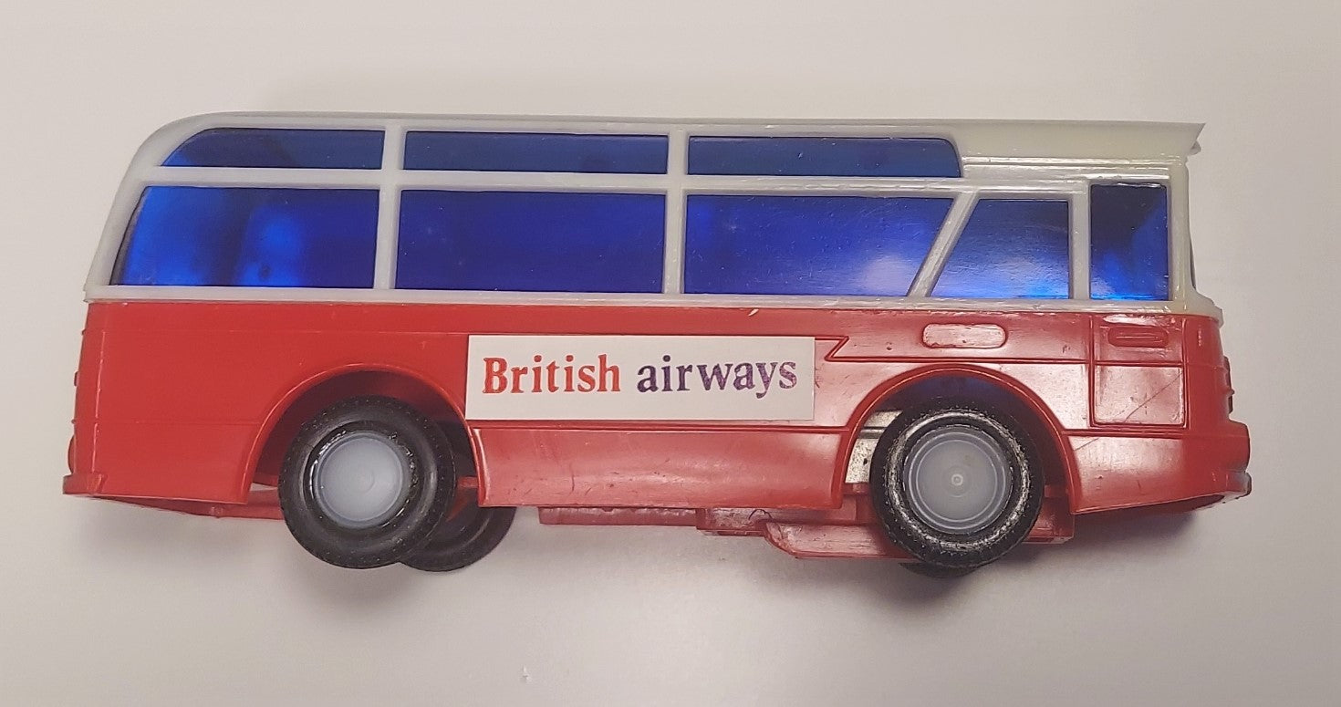 British Airways Friction Plastic Bus - Made In Hong Kong