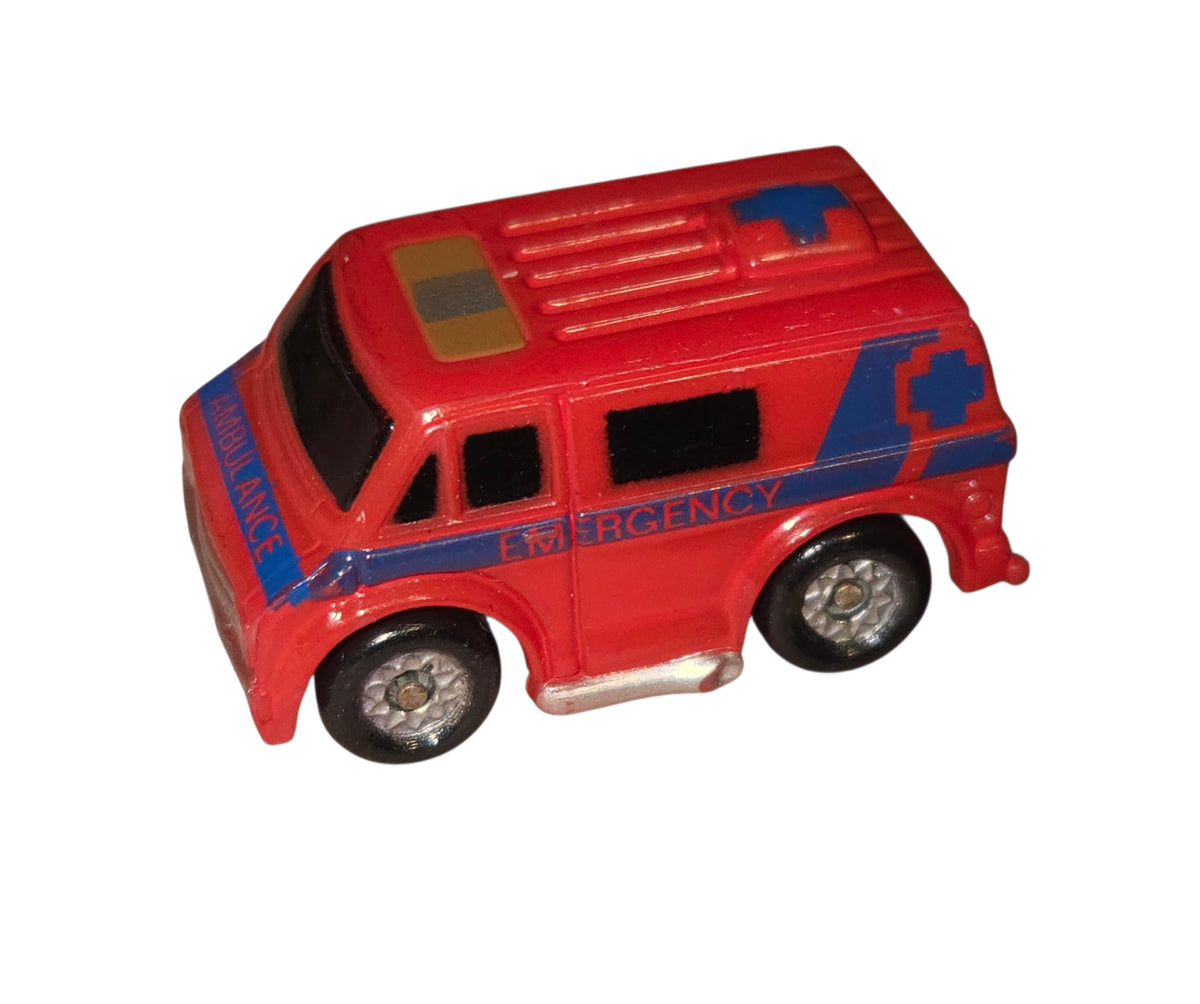 1986 Galoob Micro Machines 1970s Chevrolet Van Ambulance Emergency Vehicle