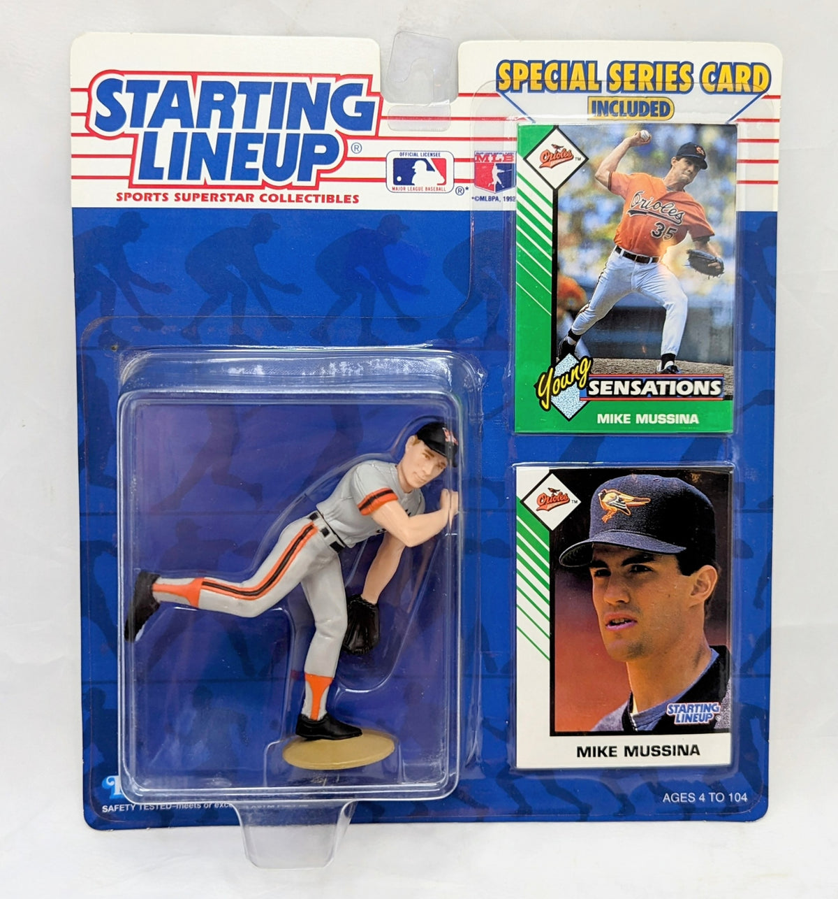 1993 Starting Lineup Mike Mussina Baltimore Orioles Baseball Figure