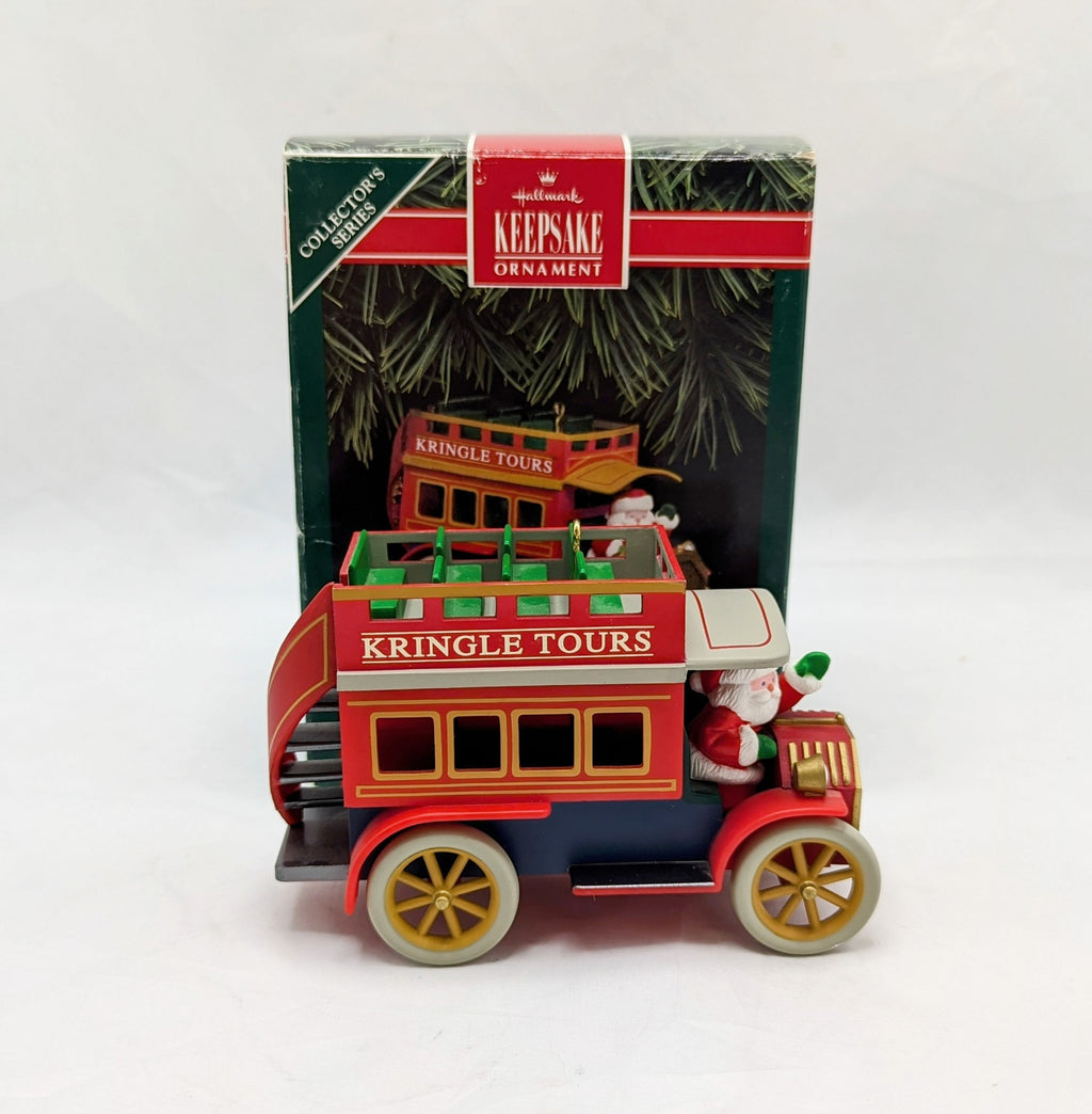 1992 Hallmark Keepsake Ornament KRINGLE TOURS Christmas Ornament image 2