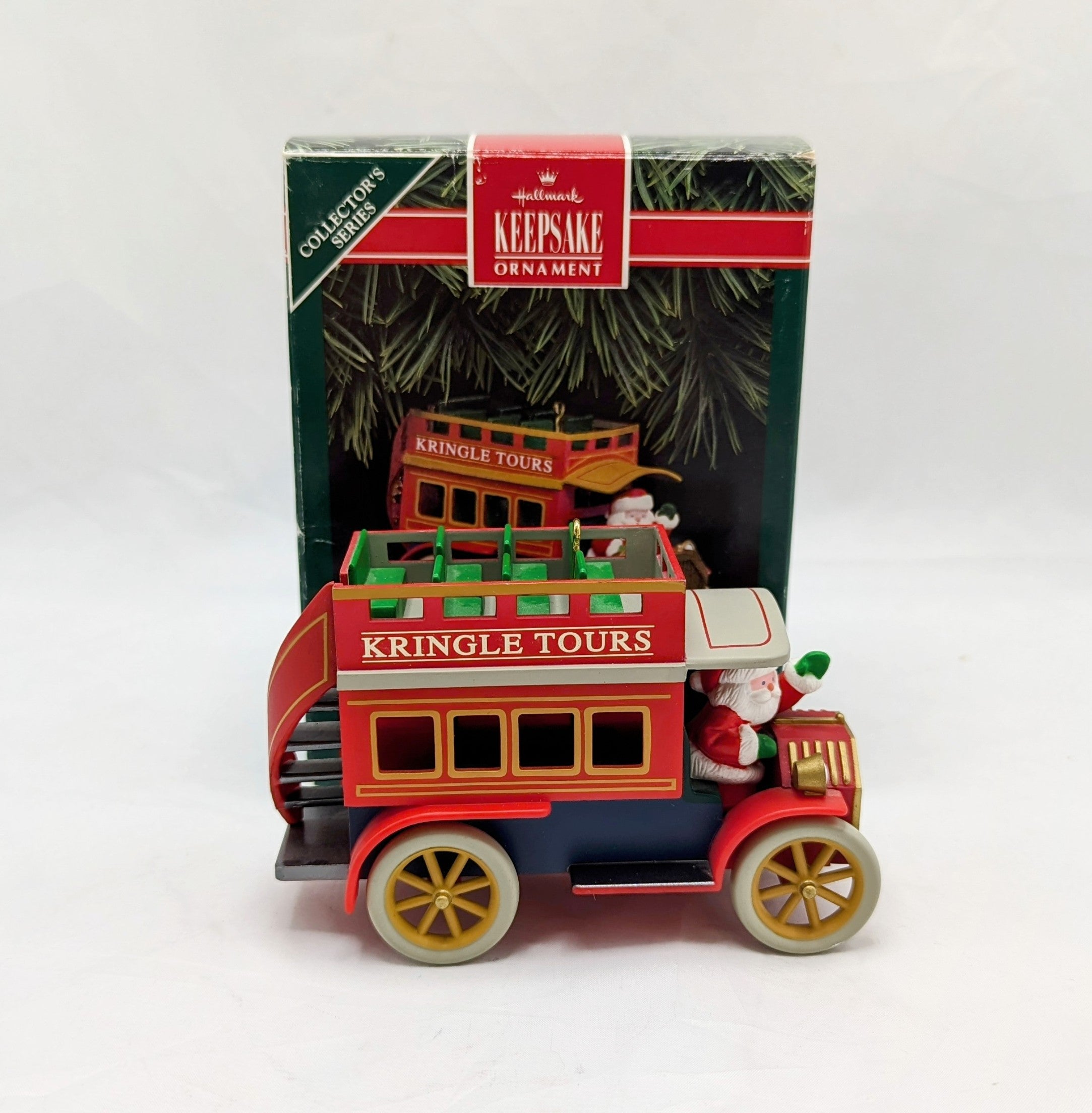 1992 Hallmark Keepsake Ornament KRINGLE TOURS Christmas Ornament image 2