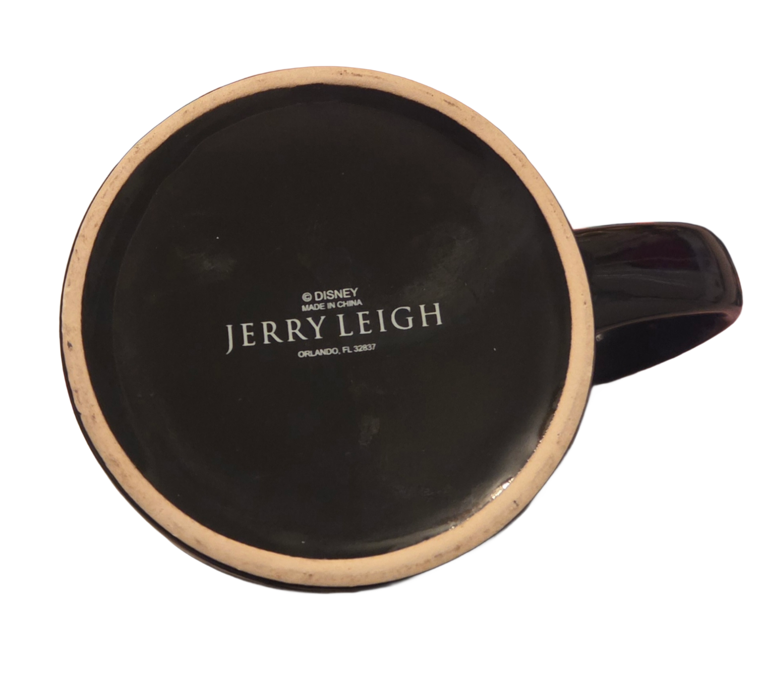 Disney Mickey Mouse Coffee Mug Jerry Leigh Cup Black Newsprint Stars image 3
