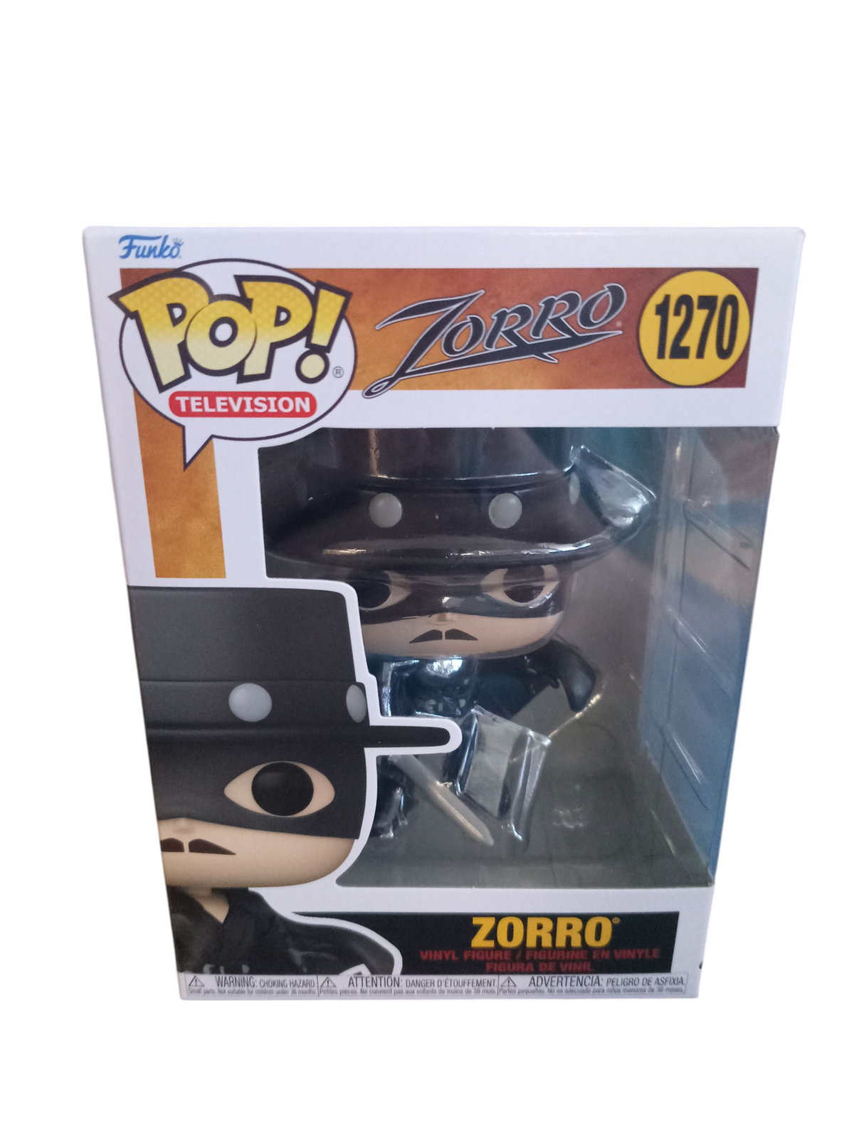 Funko Pop! Television Zorro #1270 65th Anniversary Vinyl Figure