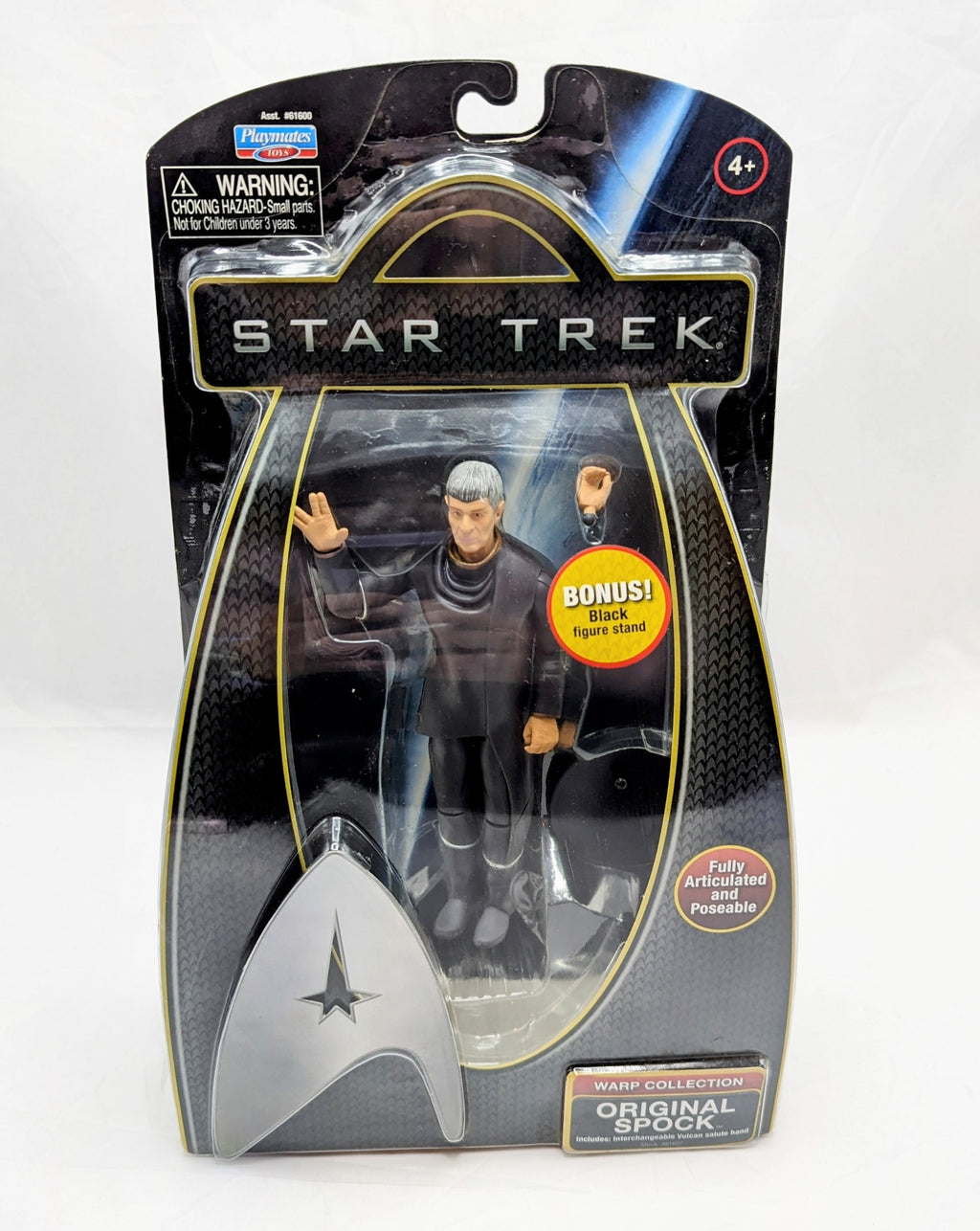 2009 Playmates Star Trek Warp Collection Original Spock Action Figure