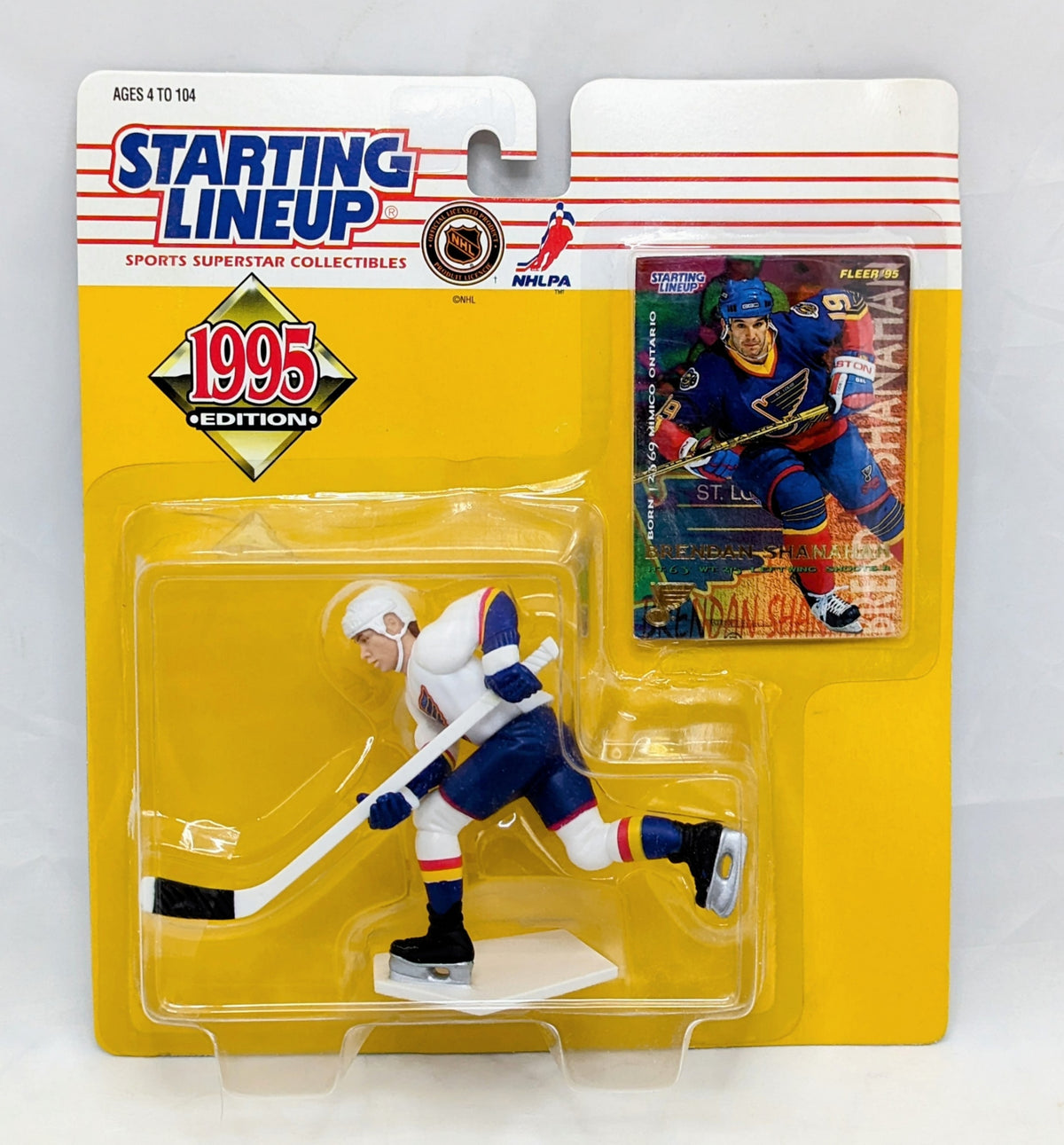 1995 Starting Lineup Brendan Shanahan St Louis Blues Hockey Figure