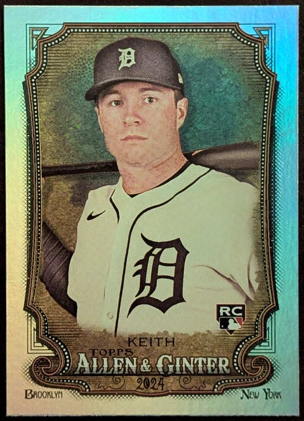 2024 Topps Allen & Ginter Colt Keith Silver Foil Hot Box RC Detroit Tigers