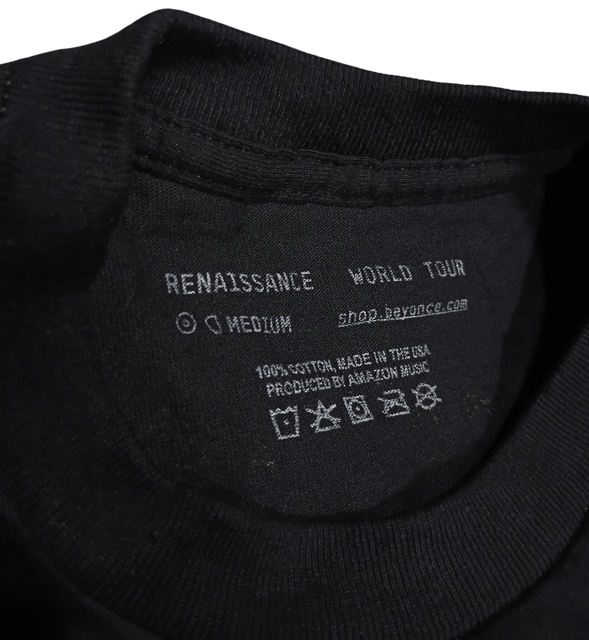 2023 RWT Renaissance World Tour Beyoncé Alien Superstar Black T Shirt Medium image 3