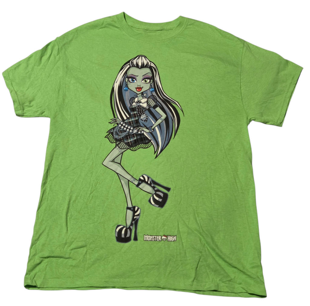 2022 Mattel Monster High Frankie Stein Boyfriend Fit Double Sided T-Shirt Large