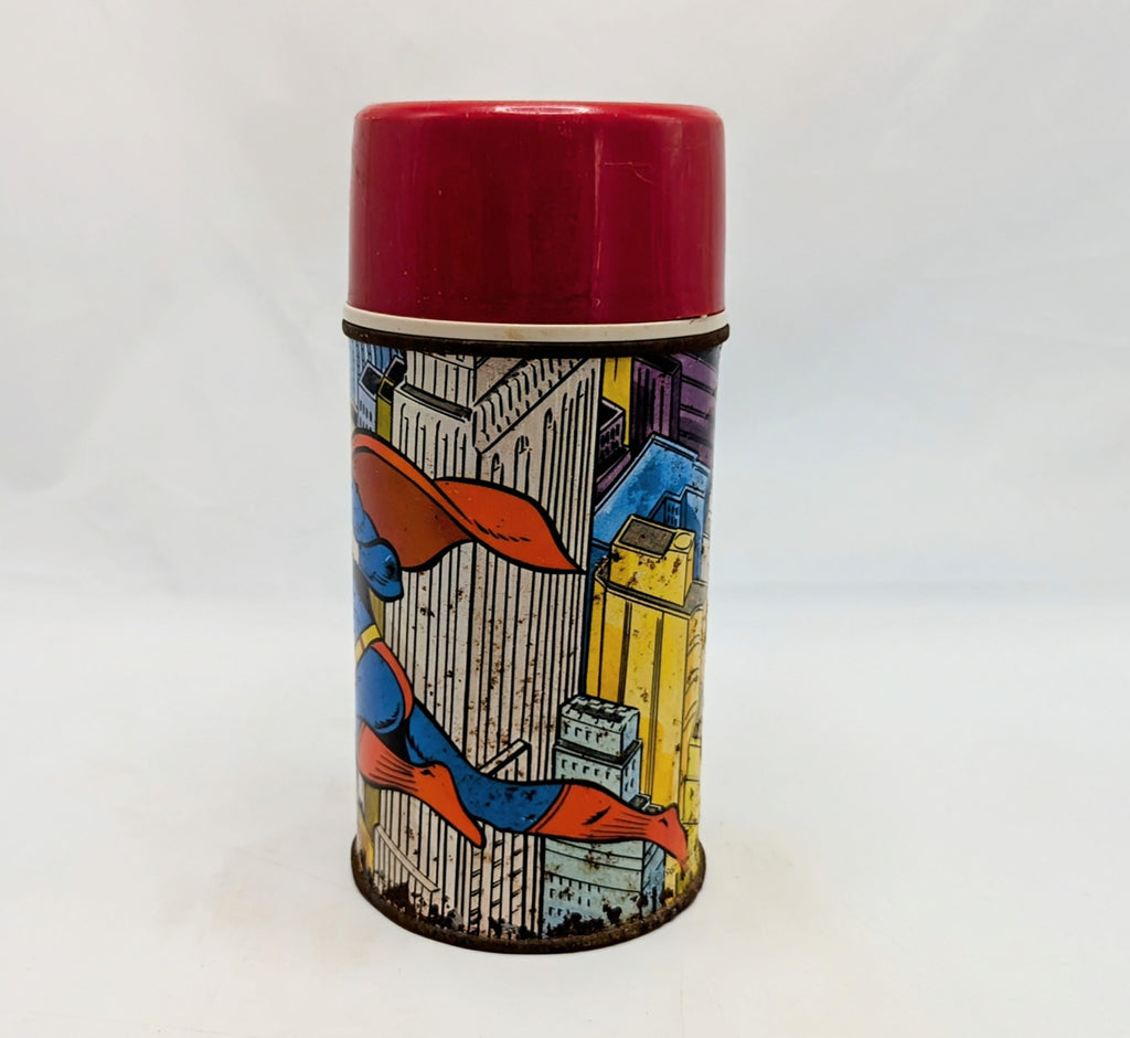 1967 National Periodical Publications Superman Metal Lunchbox & Thermos image 4