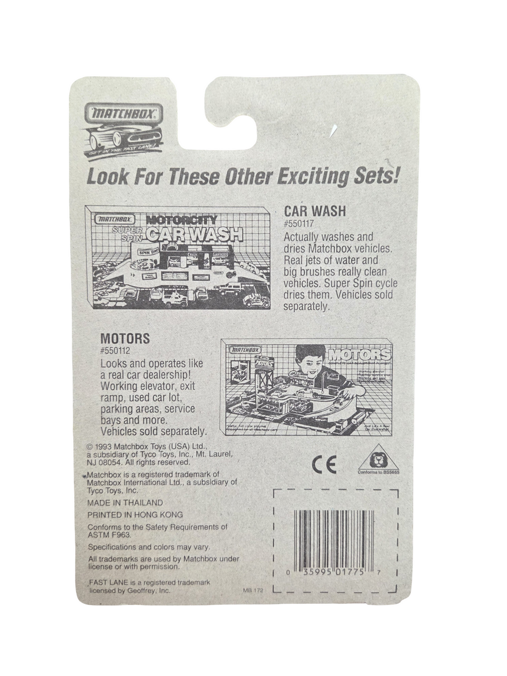 1995 Matchbox Super Fast Ferrari Testarossa #75 New Color 1:64 image 2