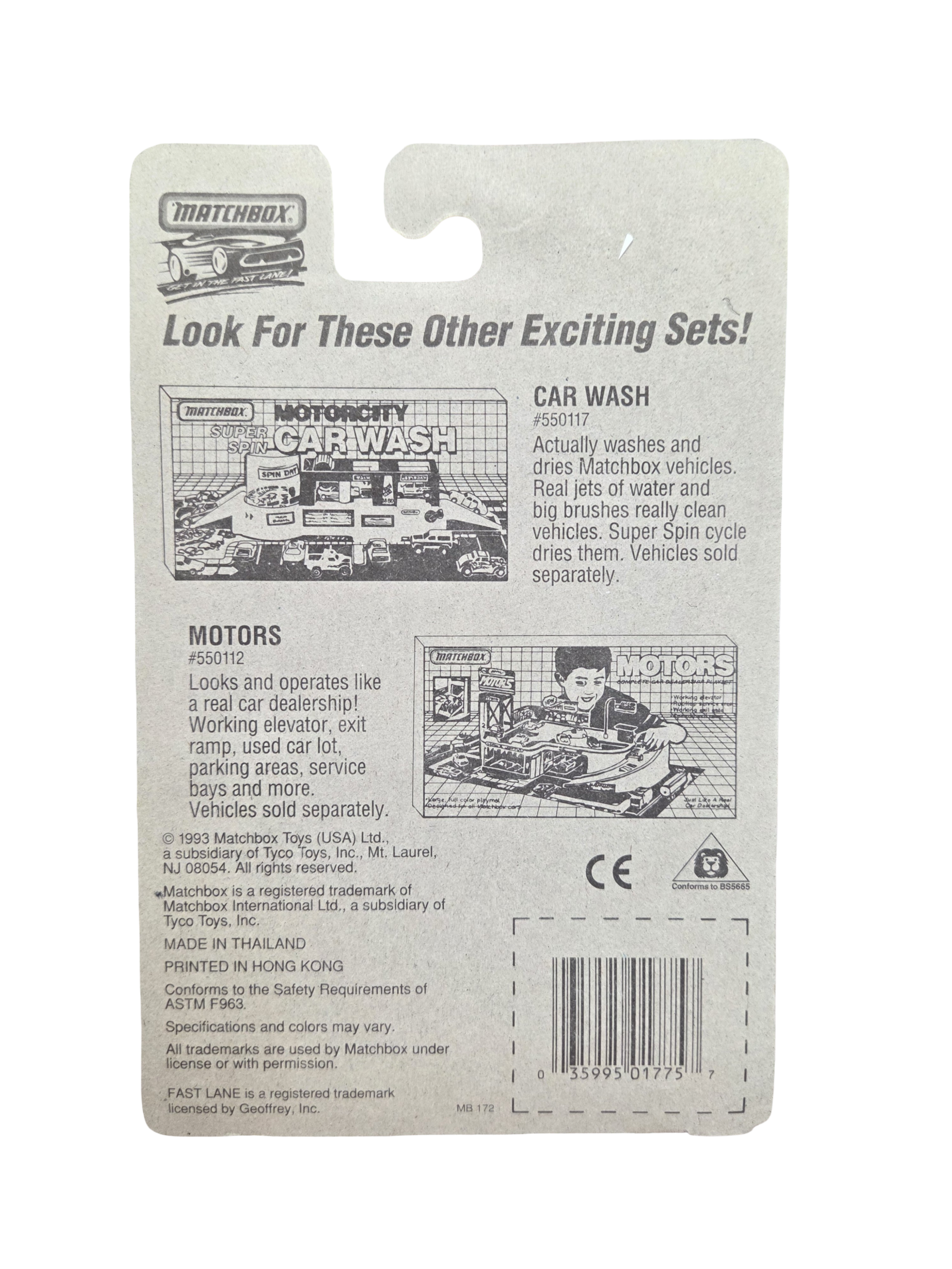 1995 Matchbox Super Fast Ferrari Testarossa #75 New Color 1:64 image 2