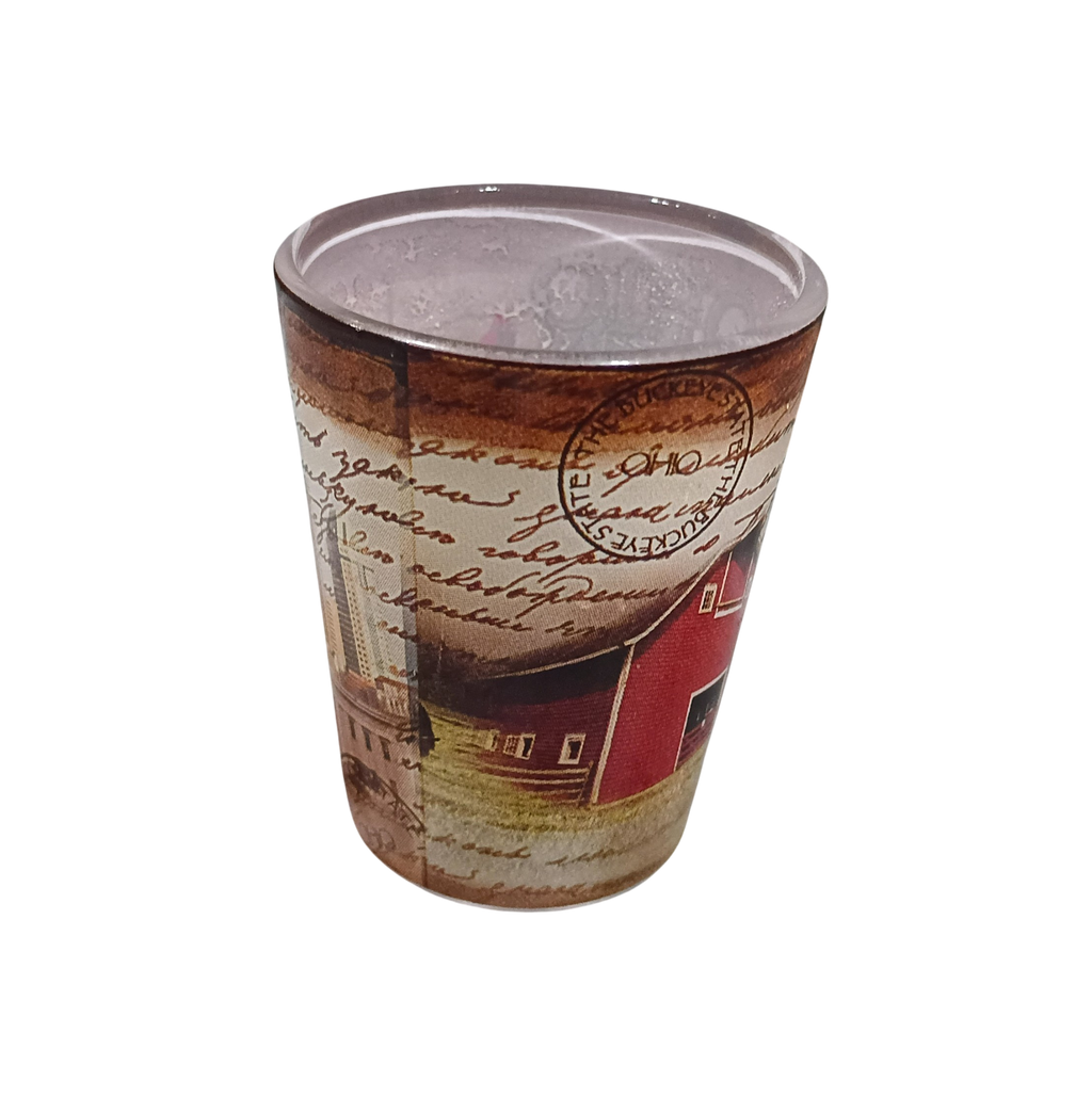 Vintage Ohio The Buckeye State City Cardinal Shot Glass image 4