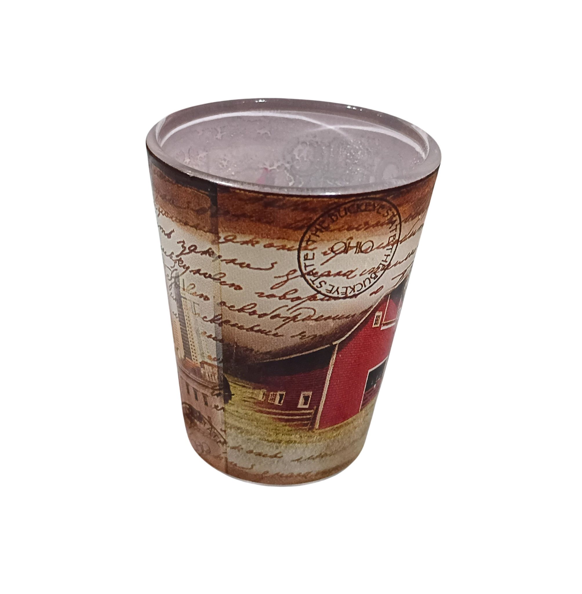 Vintage Ohio The Buckeye State City Cardinal Shot Glass image 4