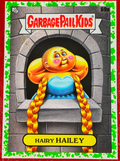 2022 Garbage Pail Kids GPK Book Worms Hairy Hailey 69a Green Parallel