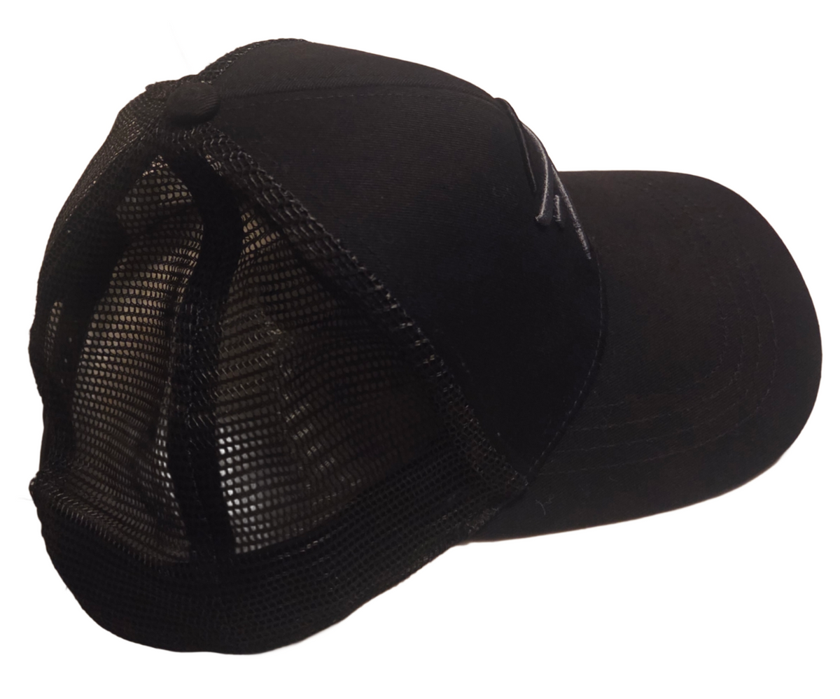 Gillz Hat Cap Mens Black Trucker Mesh Snap Back Outdoor Fishing Hiking image 3