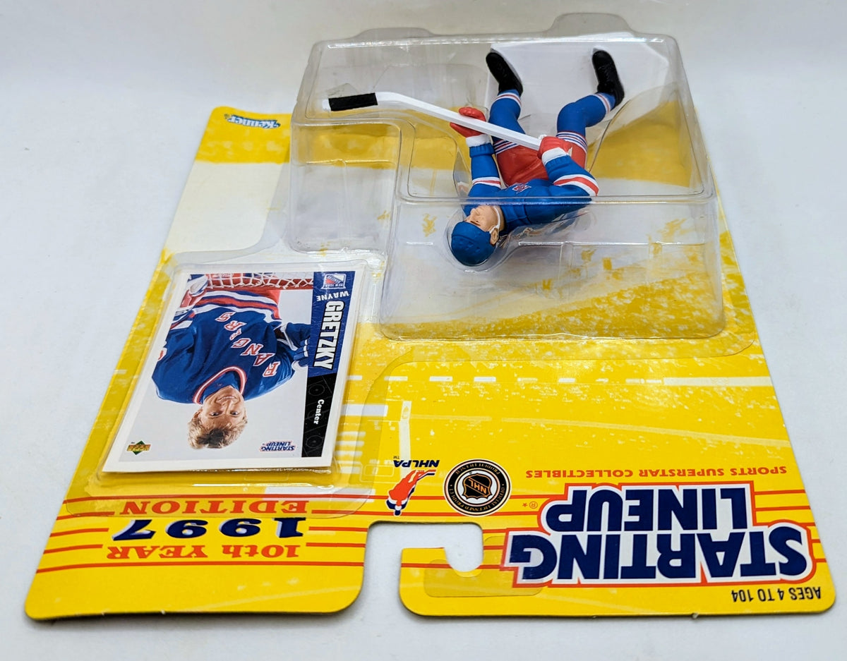 1997 Kenner Starting Lineup Wayne Gretzky New York Rangers Hockey Figure image 3