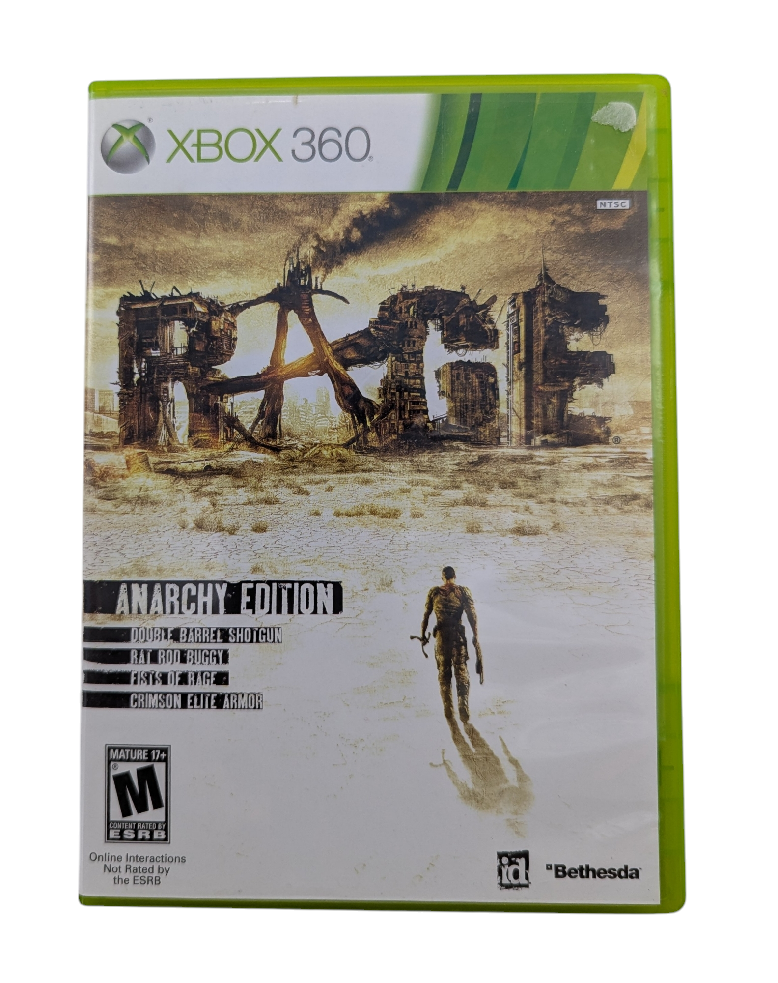 2011 Bethesda Microsoft Xbox 360 Rage Anarchy Edition Video Game