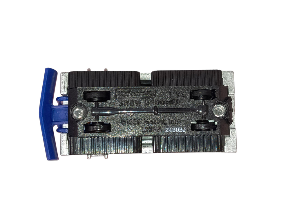 1998 Matchbox Silver Snow Groomer Diecast image 5