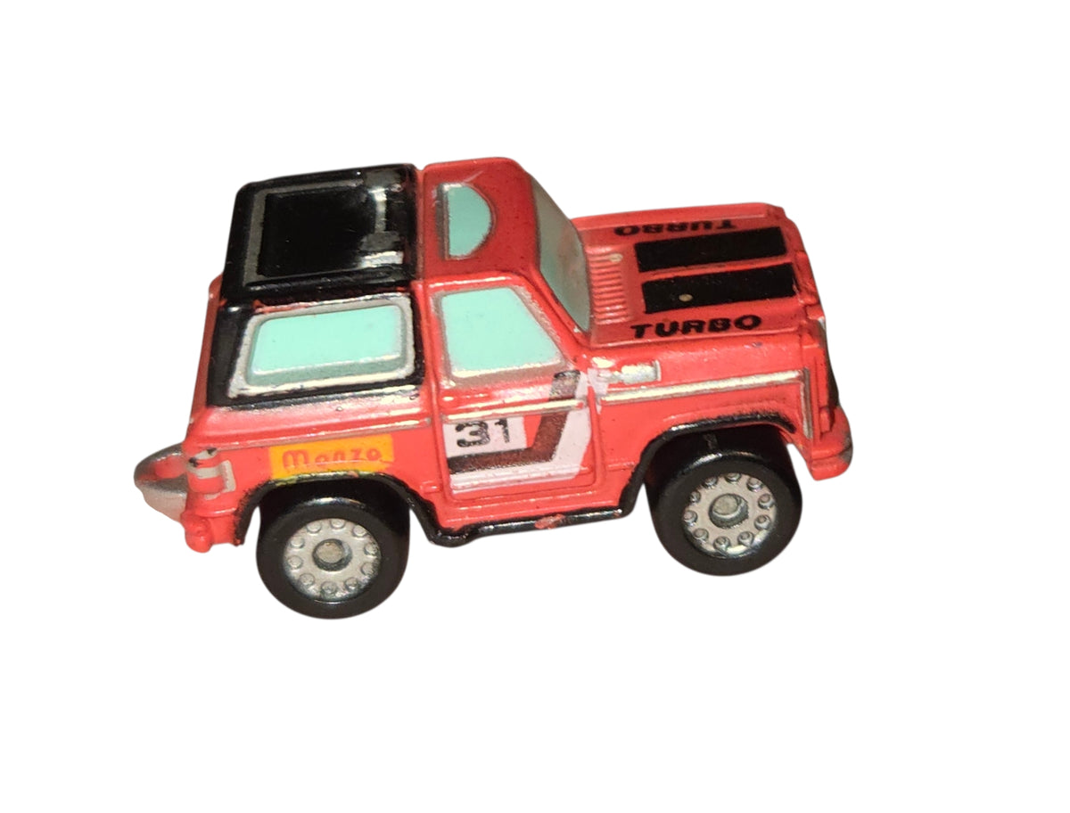 1986 Galoob Micro Machines Turbo Chevrolet Chevy Blazer #31 Red Vehicle image 2
