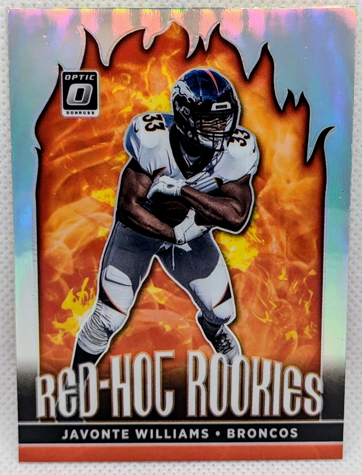 2021 Panini Donruss Optic Red Hot Rookies #RHR-8 Javonte Williams Broncos