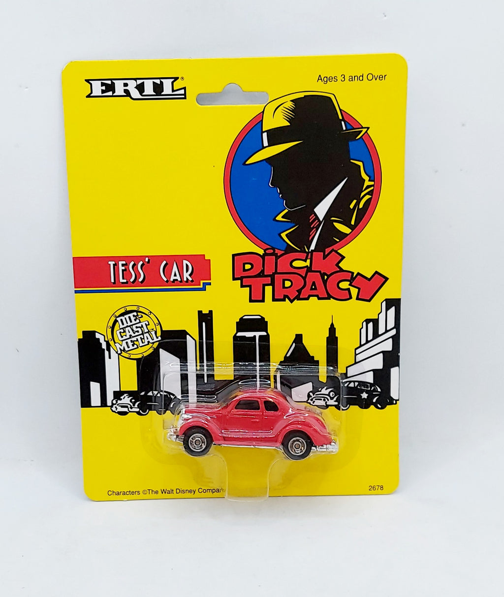 1990 ERTL Disney Dick Tracy Die-Cast Tess' Car 1/64 Scale #2678