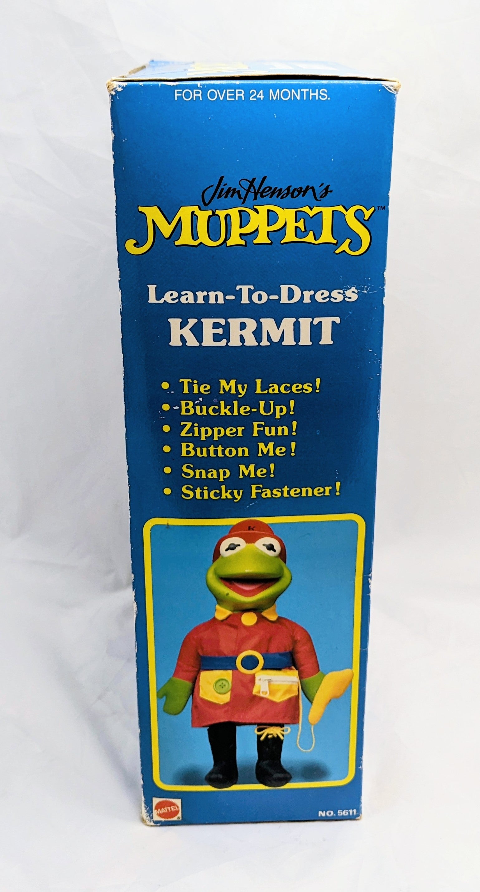 Mattel #5611 Learn to Dress Kermit Doll Jim Henson image 3
