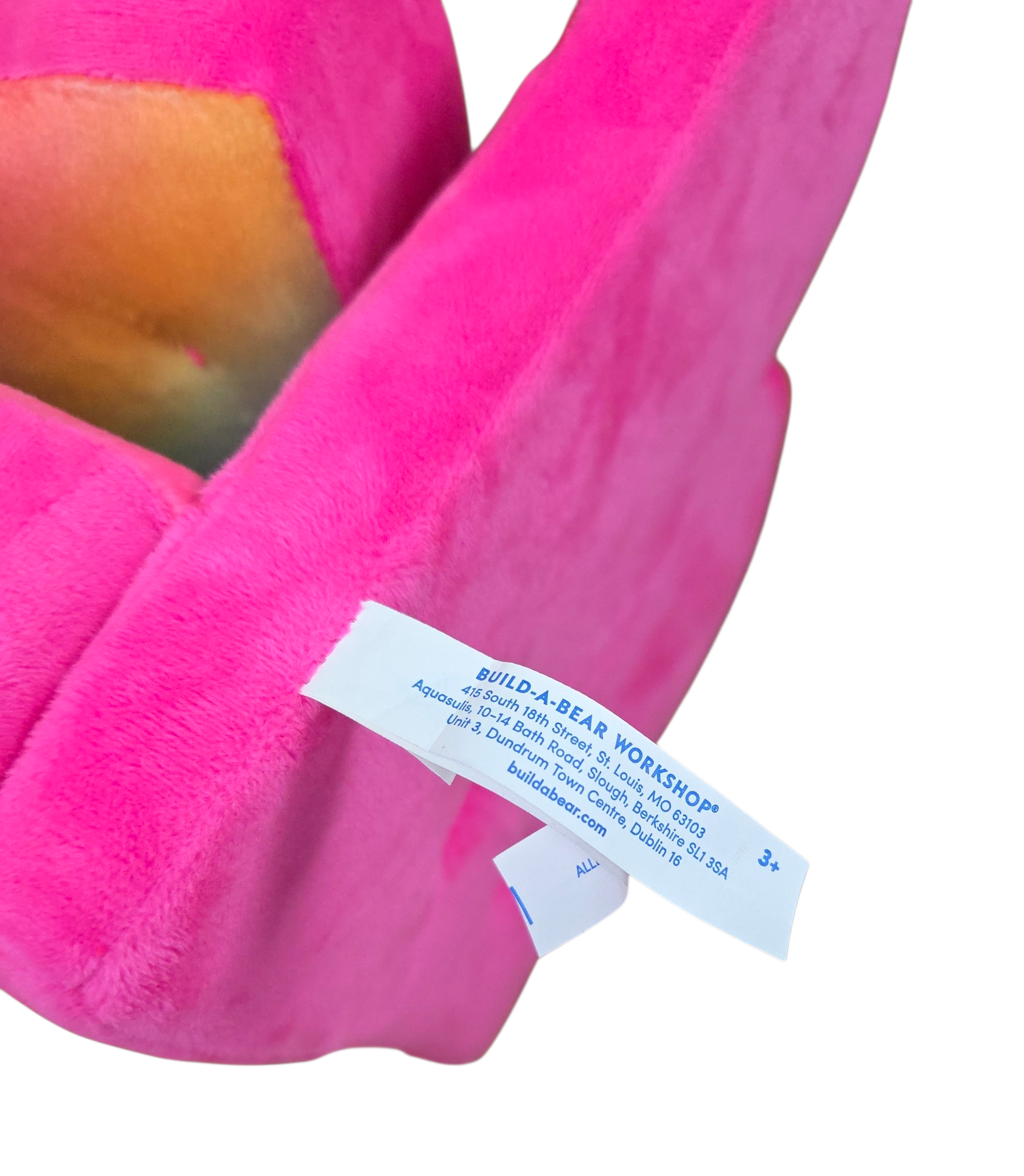 Build-A-Bear Rainbow Heart Pull-Out Chair Bed Fold Out Plush Furniture 10" image 3