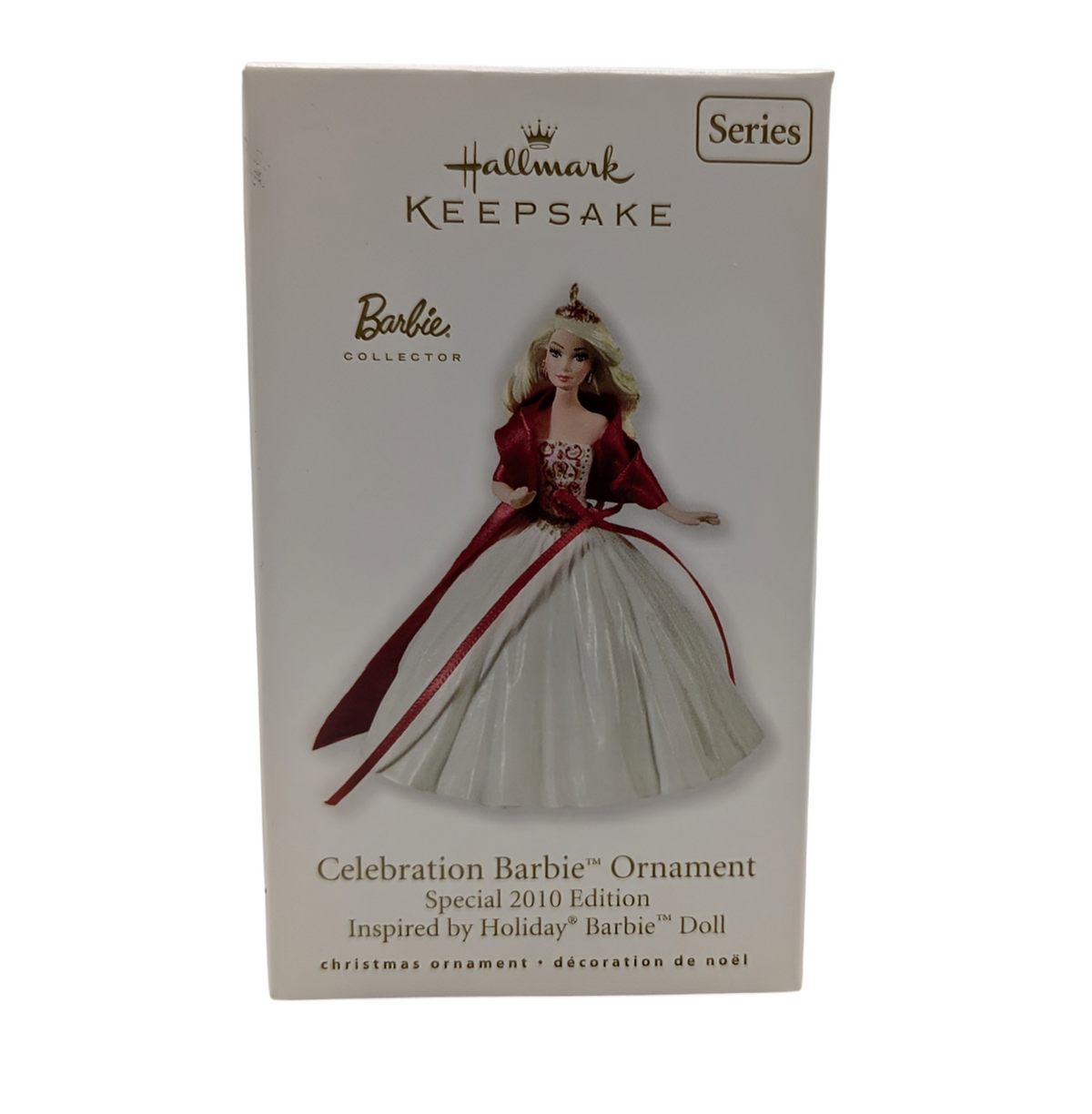 2010 Hallmark Keepsake SE 11th In Series Celebration Barbie Christmas Ornament