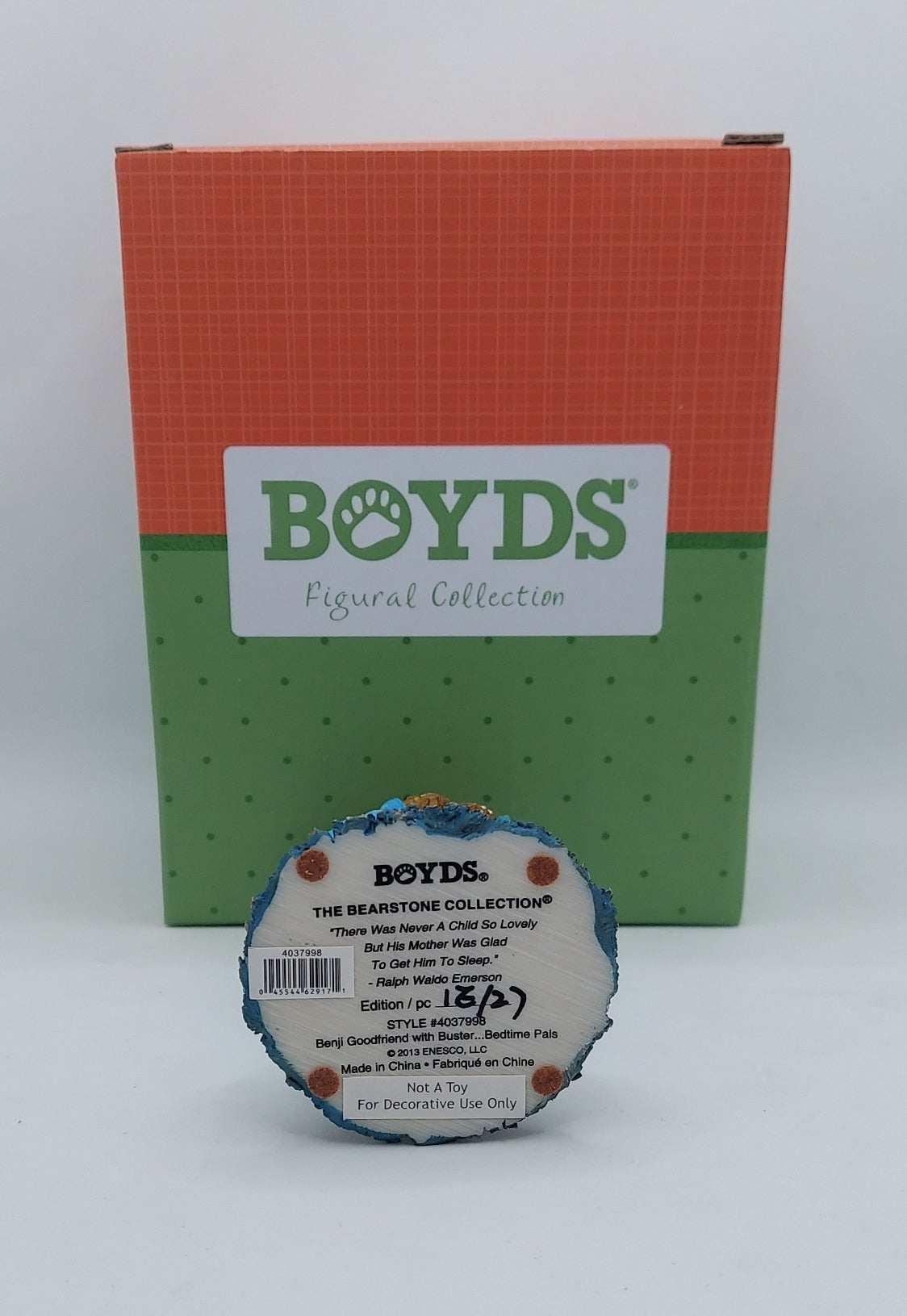 2013 Boyds by Enesco Benji Goodfriend with Buster Bedtime Pals image 3