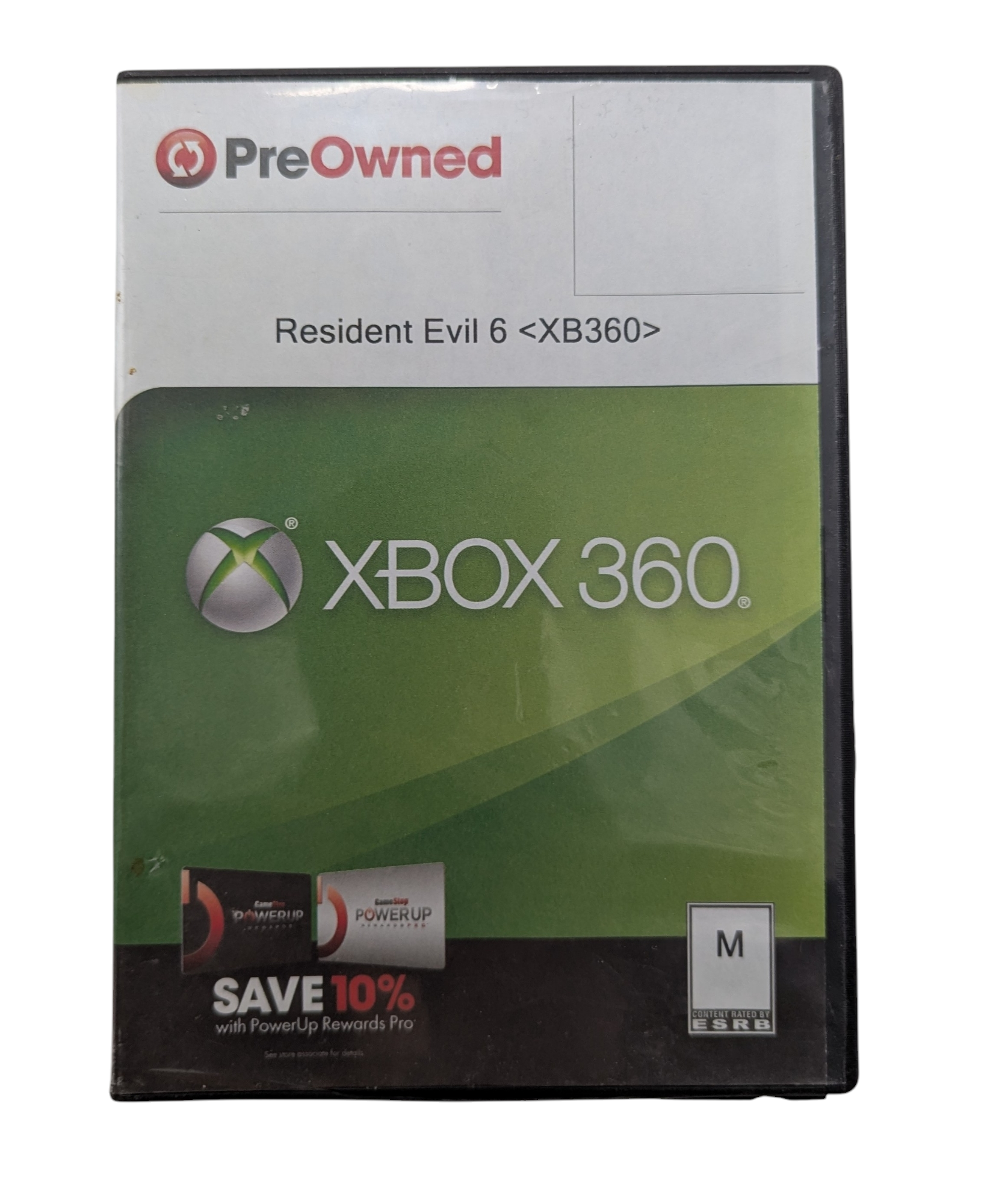 2012 Capcom Xbox 360 Resident Evil 6 Video Game